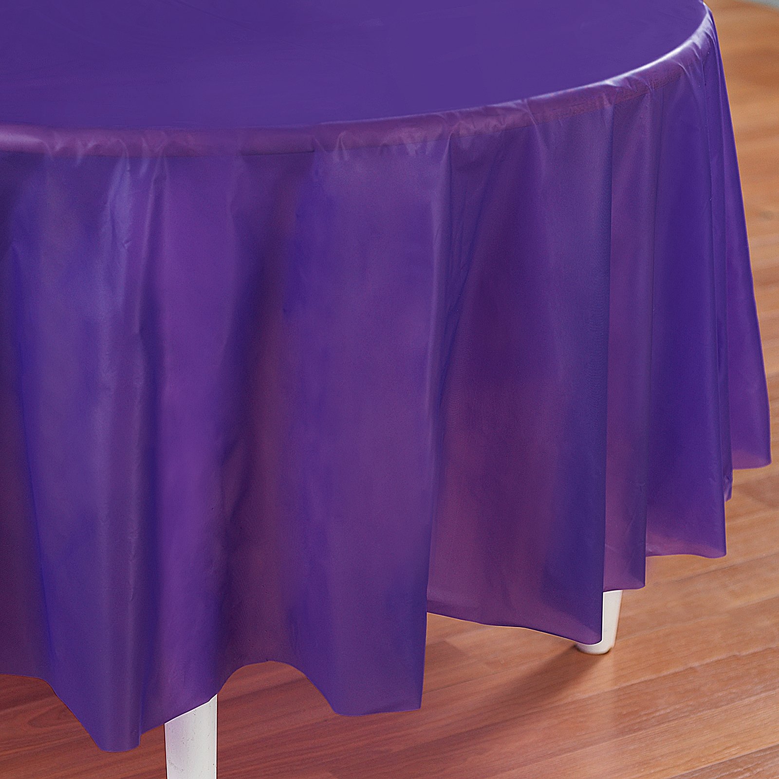 Perfect Purple (Purple) Round Tablecover - Click Image to Close