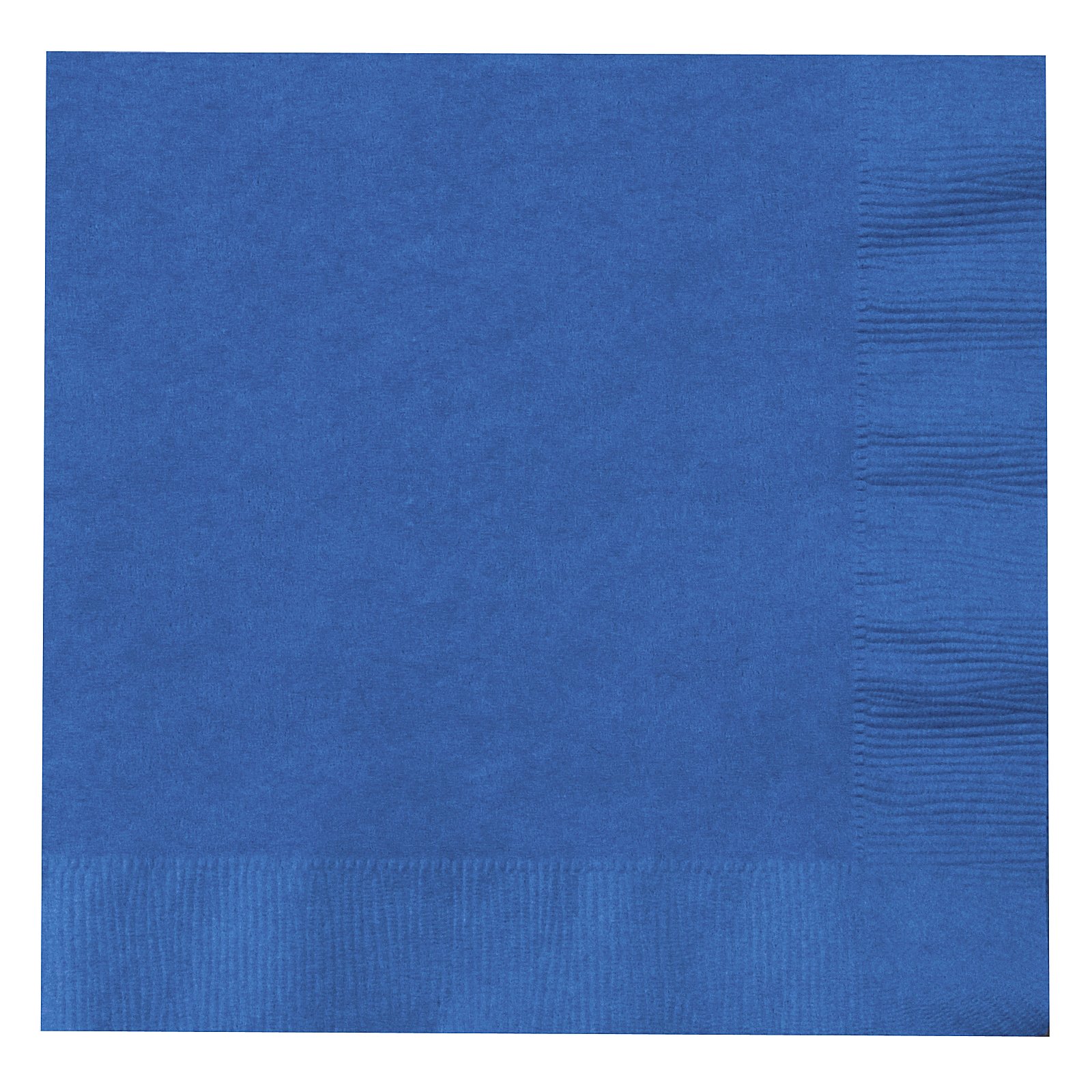 True Blue (Blue) Lunch Napkins (50 count) - Click Image to Close