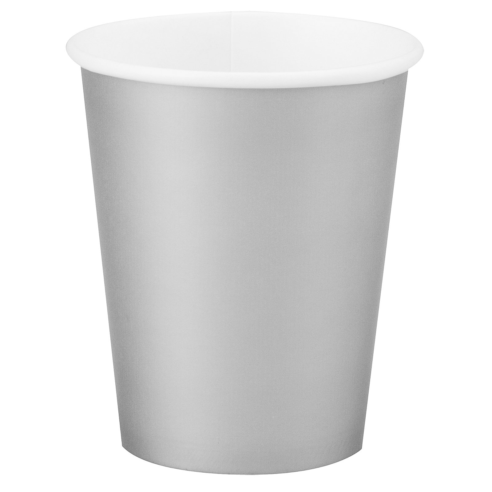 Shimmering Silver (Silver) 9 oz. Paper Cups (24 count)