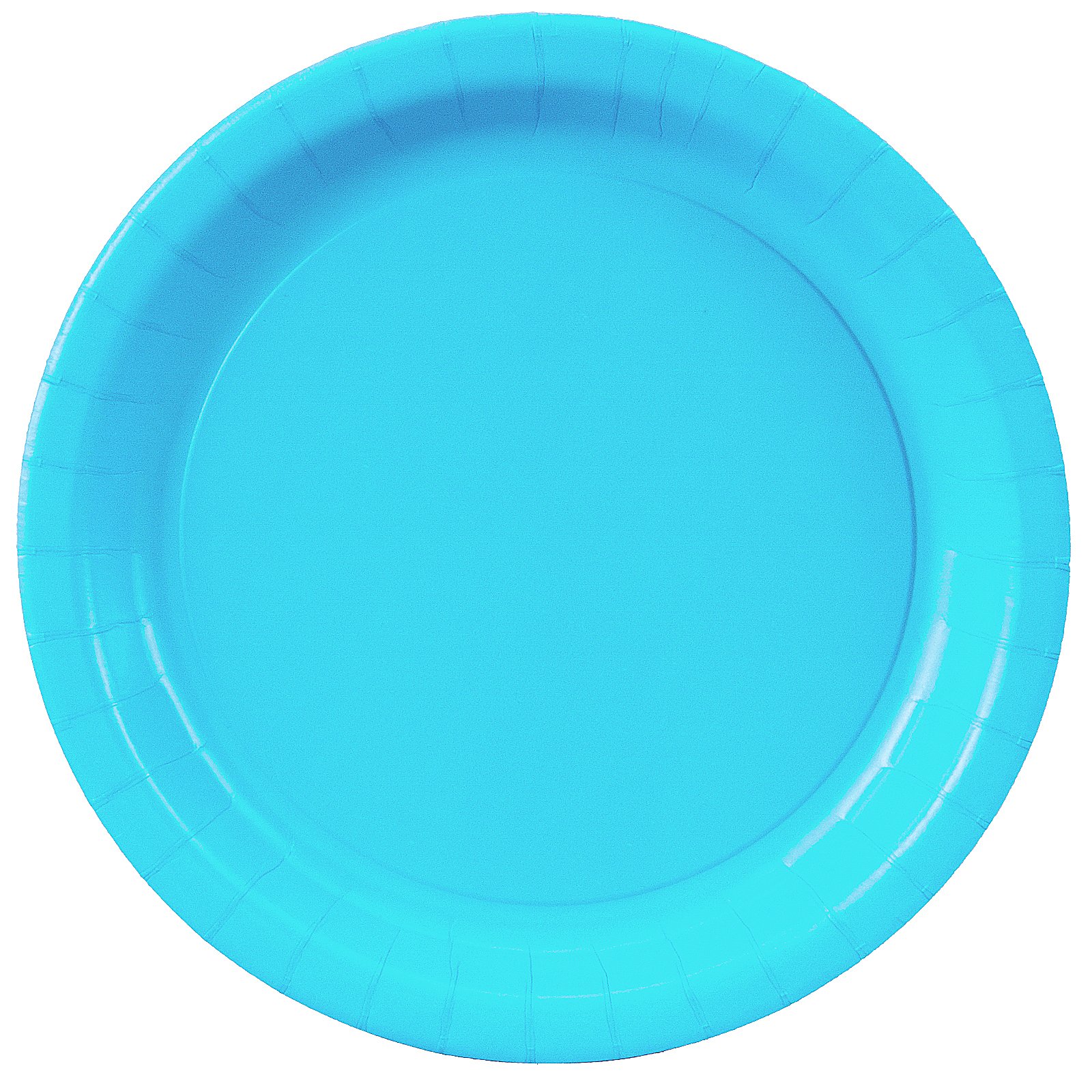 Bermuda Blue (Turquoise) Paper Dinner Plates (24 count)