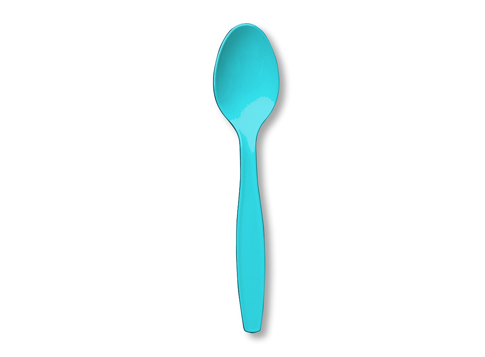 Bermuda Blue (Turquoise) Heavy Weight Spoons (24 count) - Click Image to Close