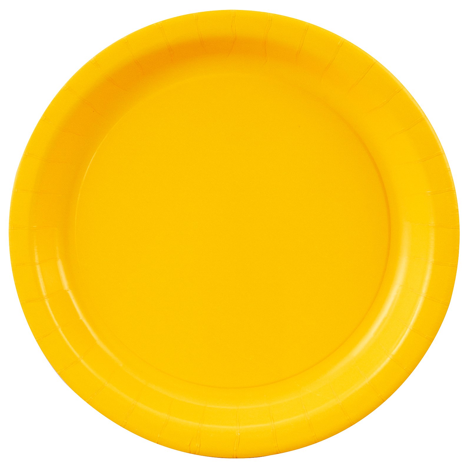 School Bus Yellow (Yellow) Dinner Plates (24 count) - Click Image to Close