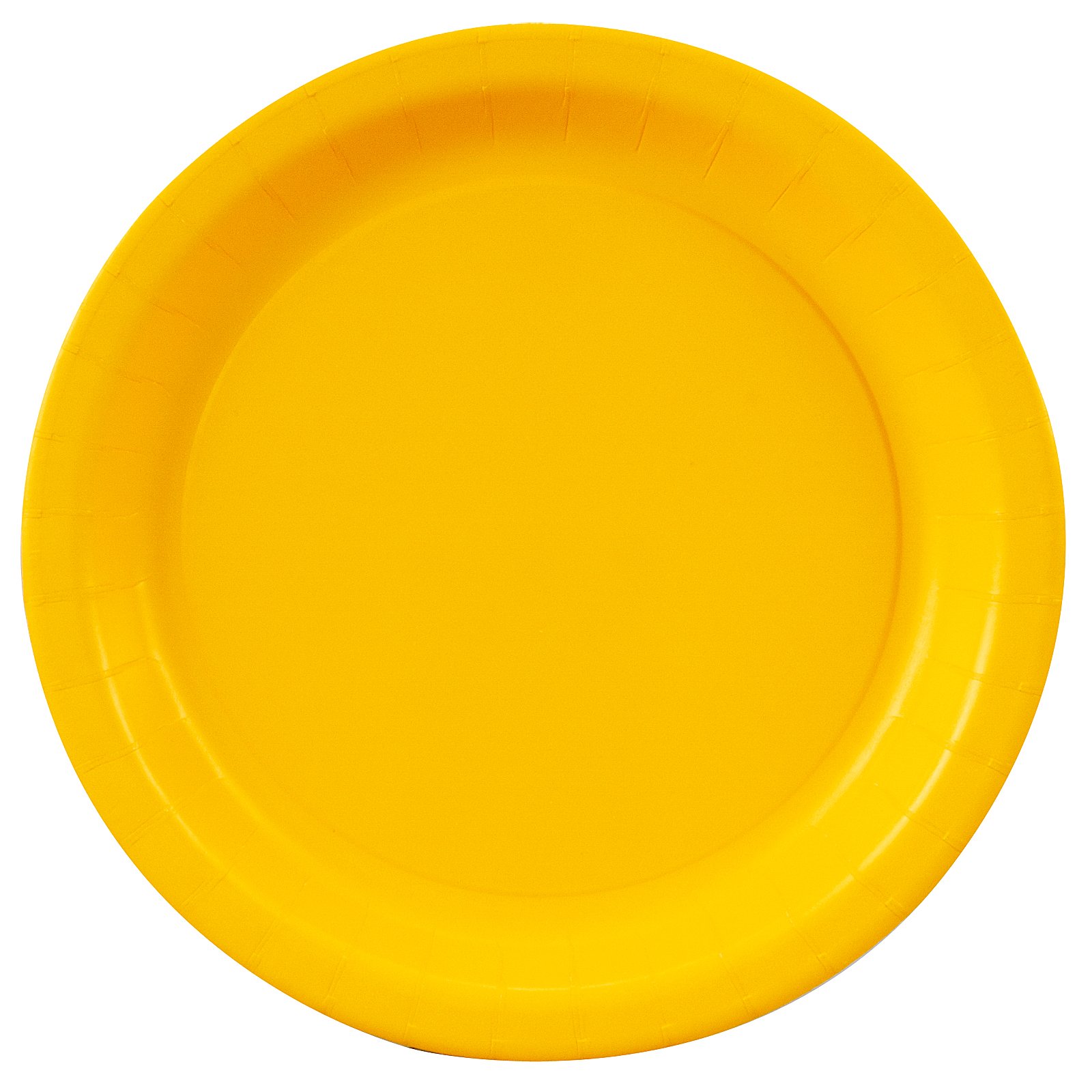 School Bus Yellow (Yellow) Dessert Plates (24 count) - Click Image to Close