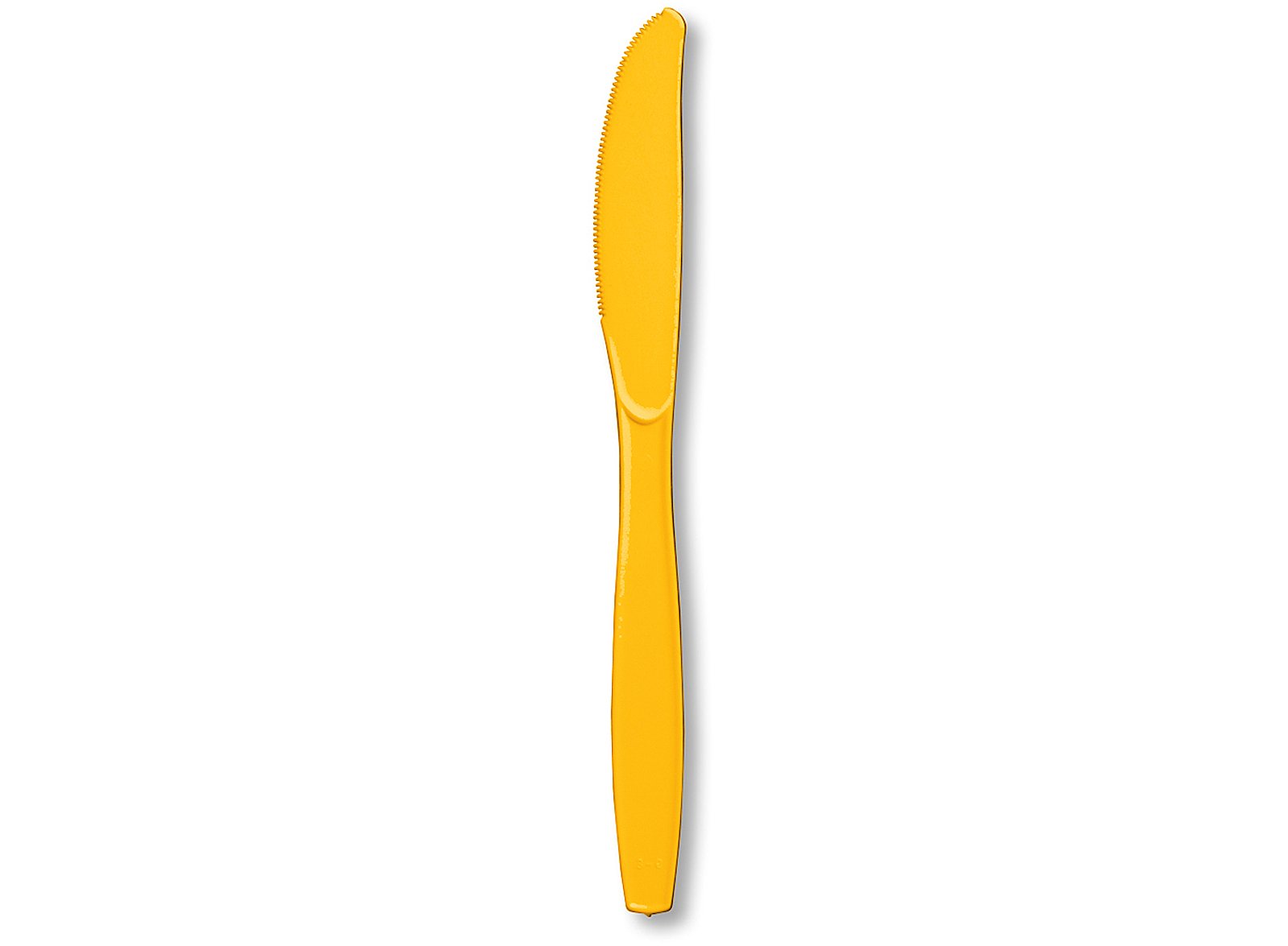School Bus Yellow (Yellow) Heavy Weight Knives (24 count) - Click Image to Close