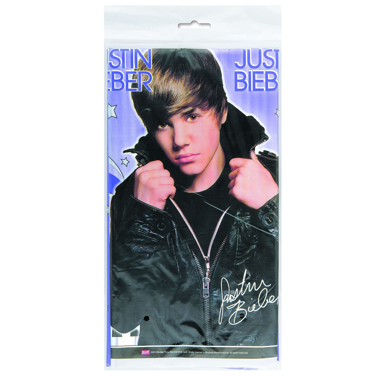 Justin Bieber Plastic Tablecover
