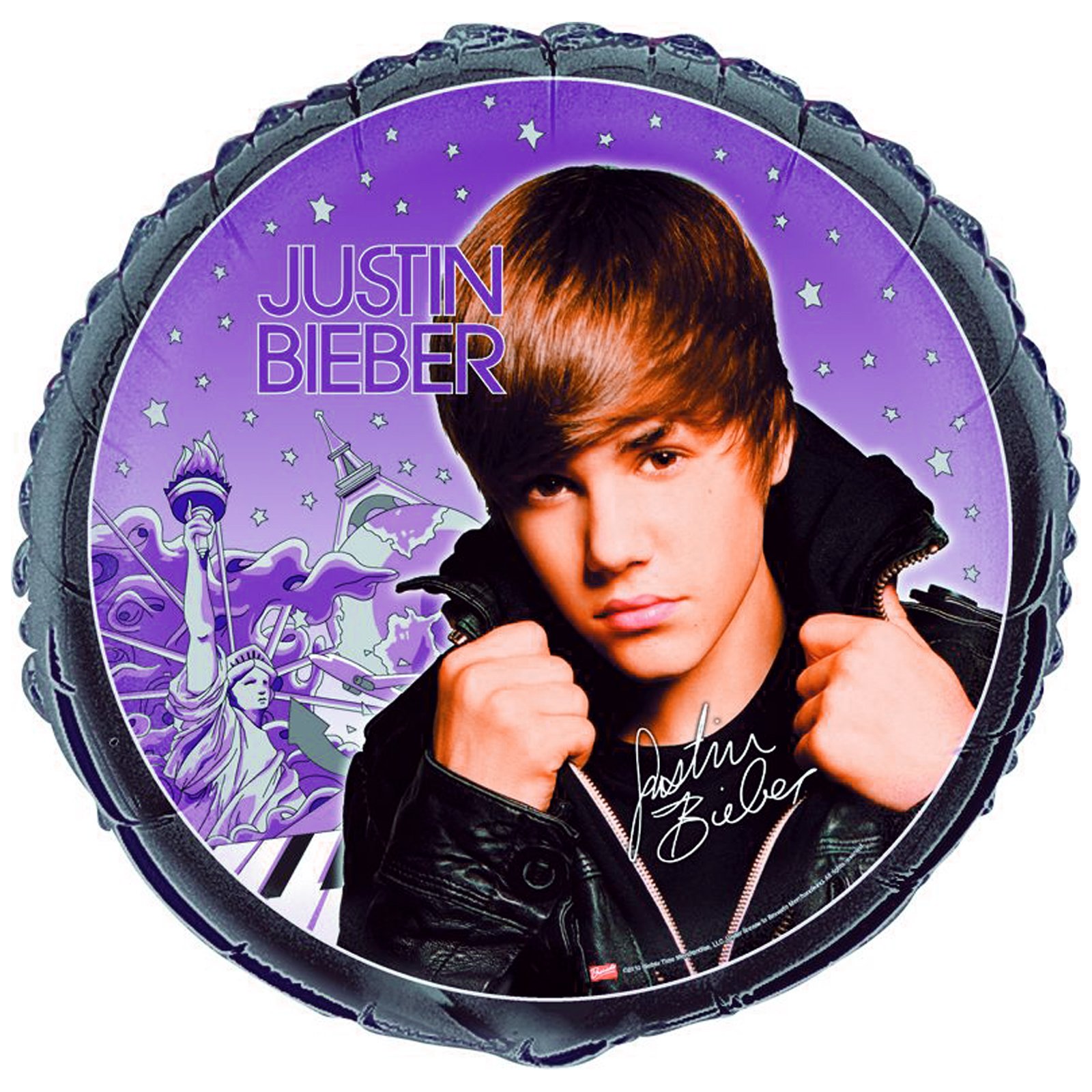 Justin Bieber 18" Foil Balloon - Click Image to Close