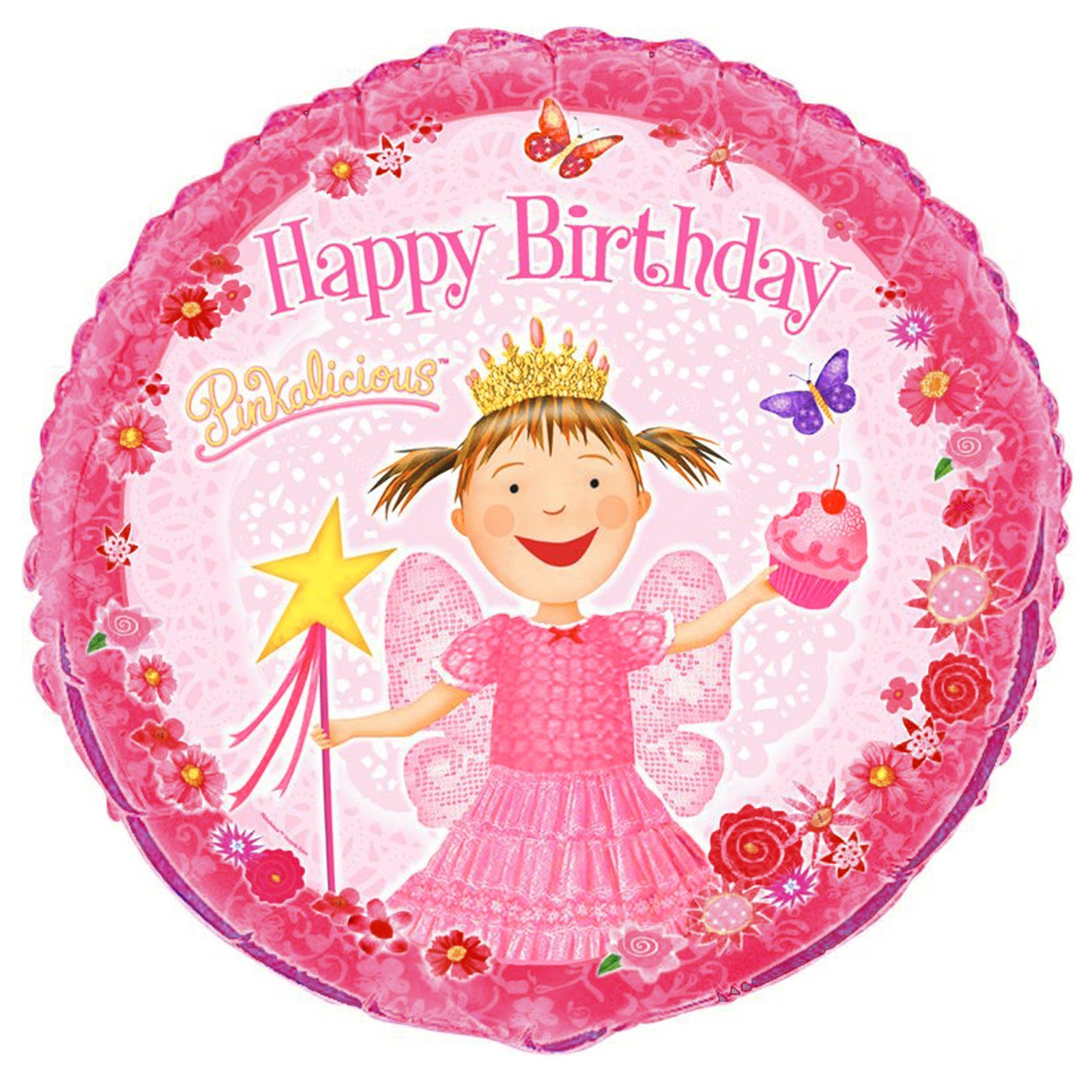 Pinkalicious 18" Foil Balloon - Click Image to Close