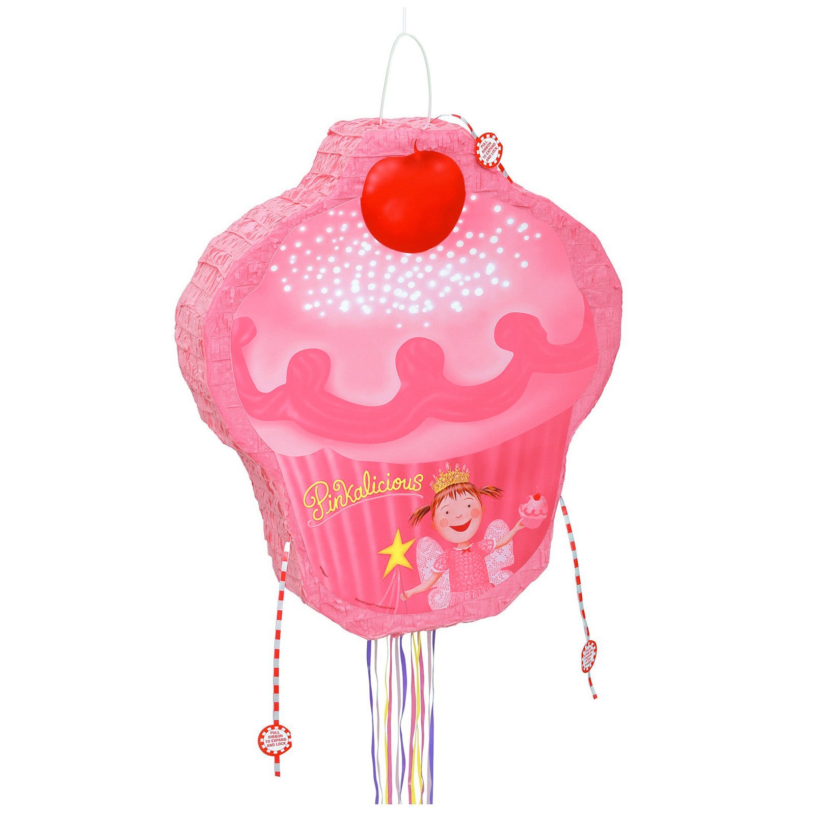 Pinkalicious 18" Pull-String Pinata - Click Image to Close