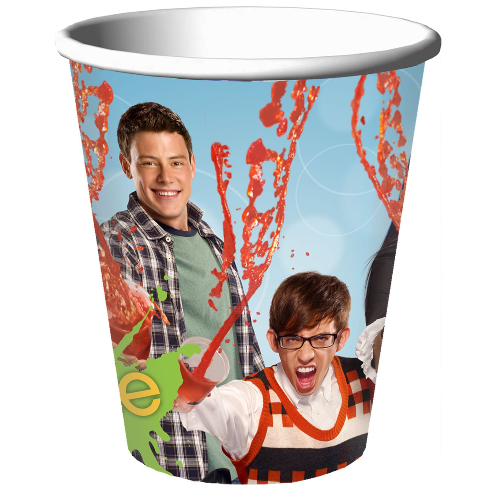 Glee 9 oz. Cups (8 count) - Click Image to Close