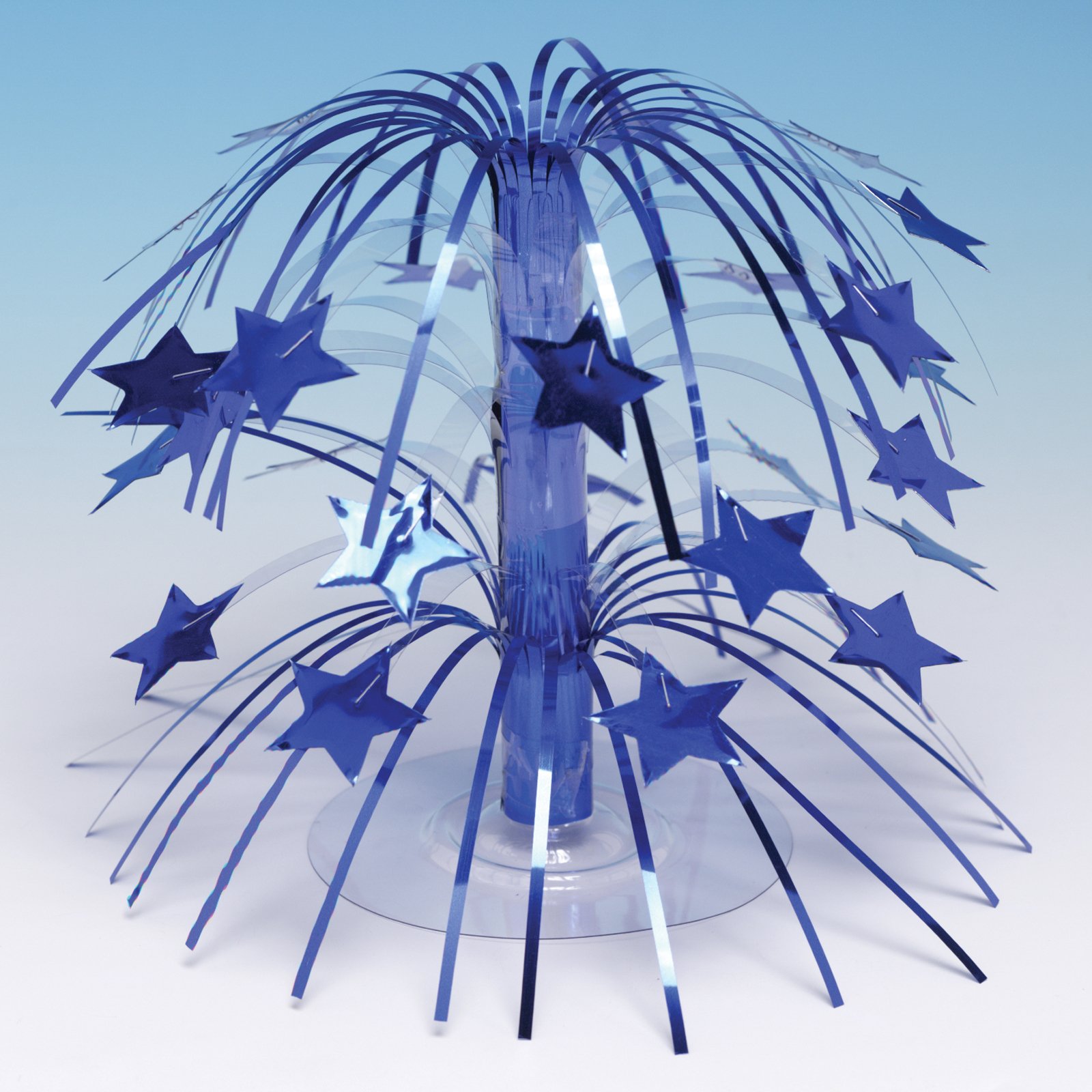 Royal Blue Star Cascade Centerpiece - Click Image to Close