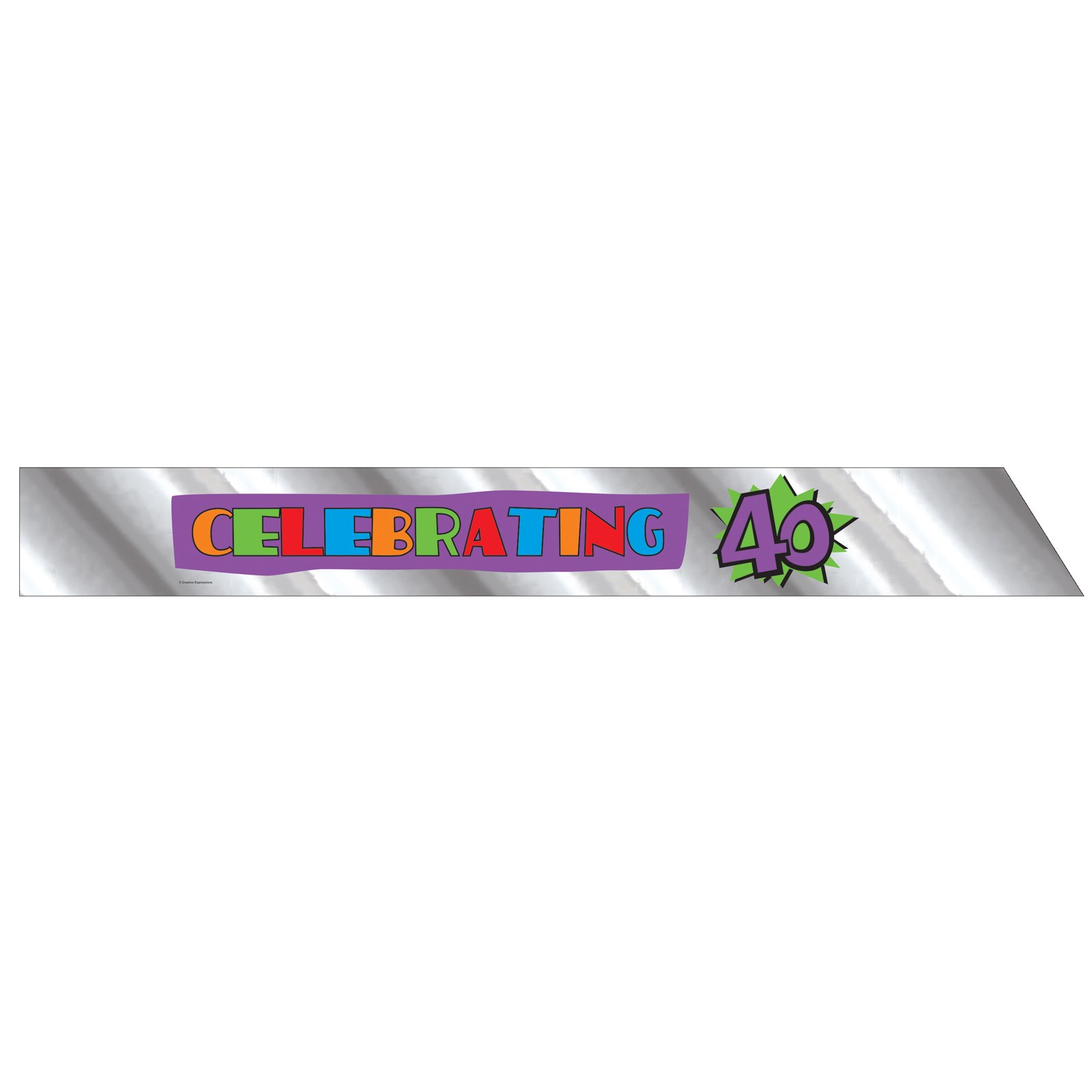 "40" Foil Sash "40" Foil Sash