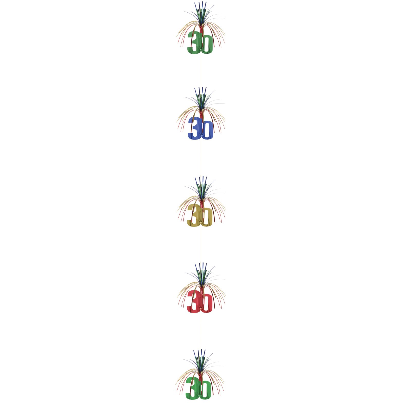 "30" Hanging Firework Cascades (2 count)