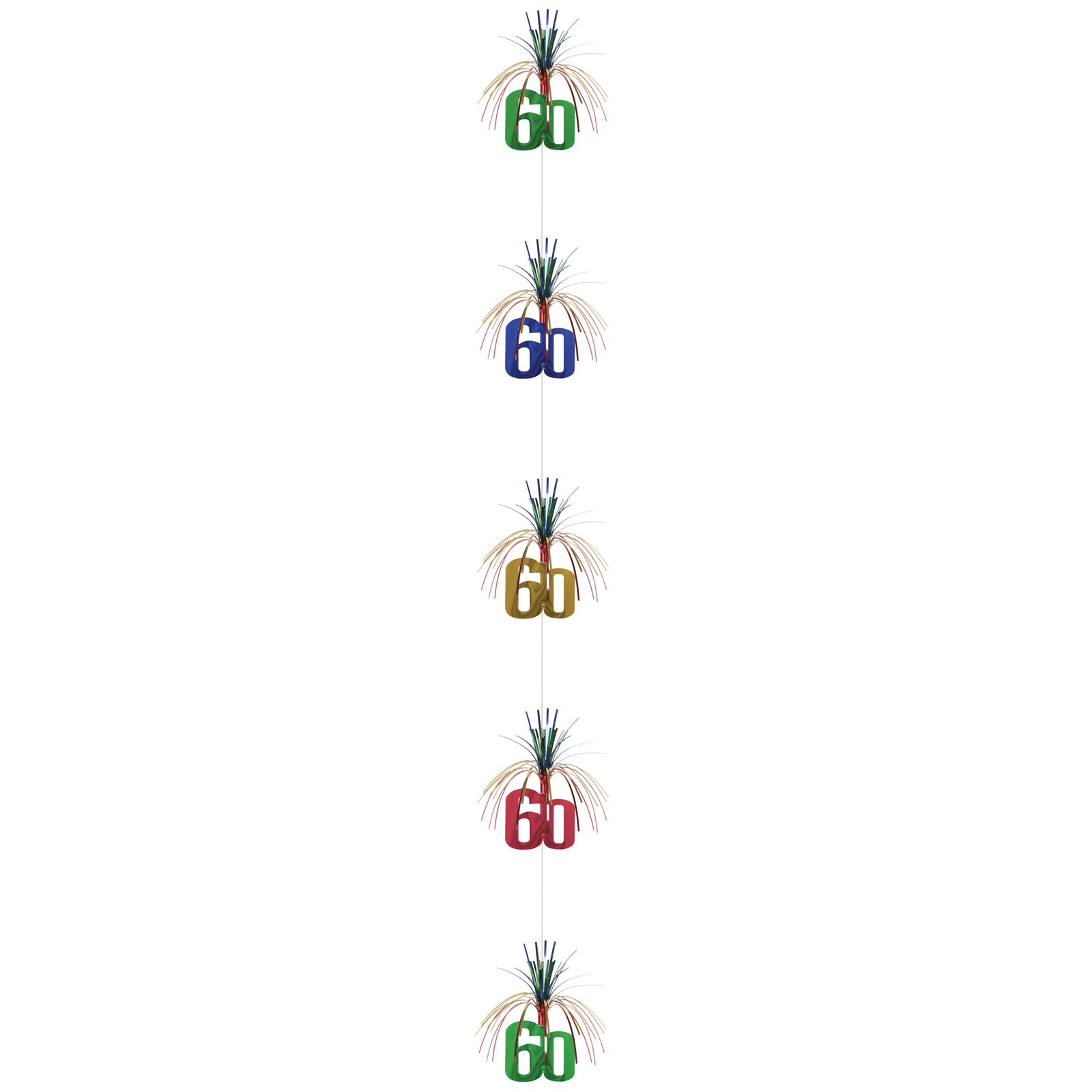 "60" Hanging Fireworks Cascades (2 count)