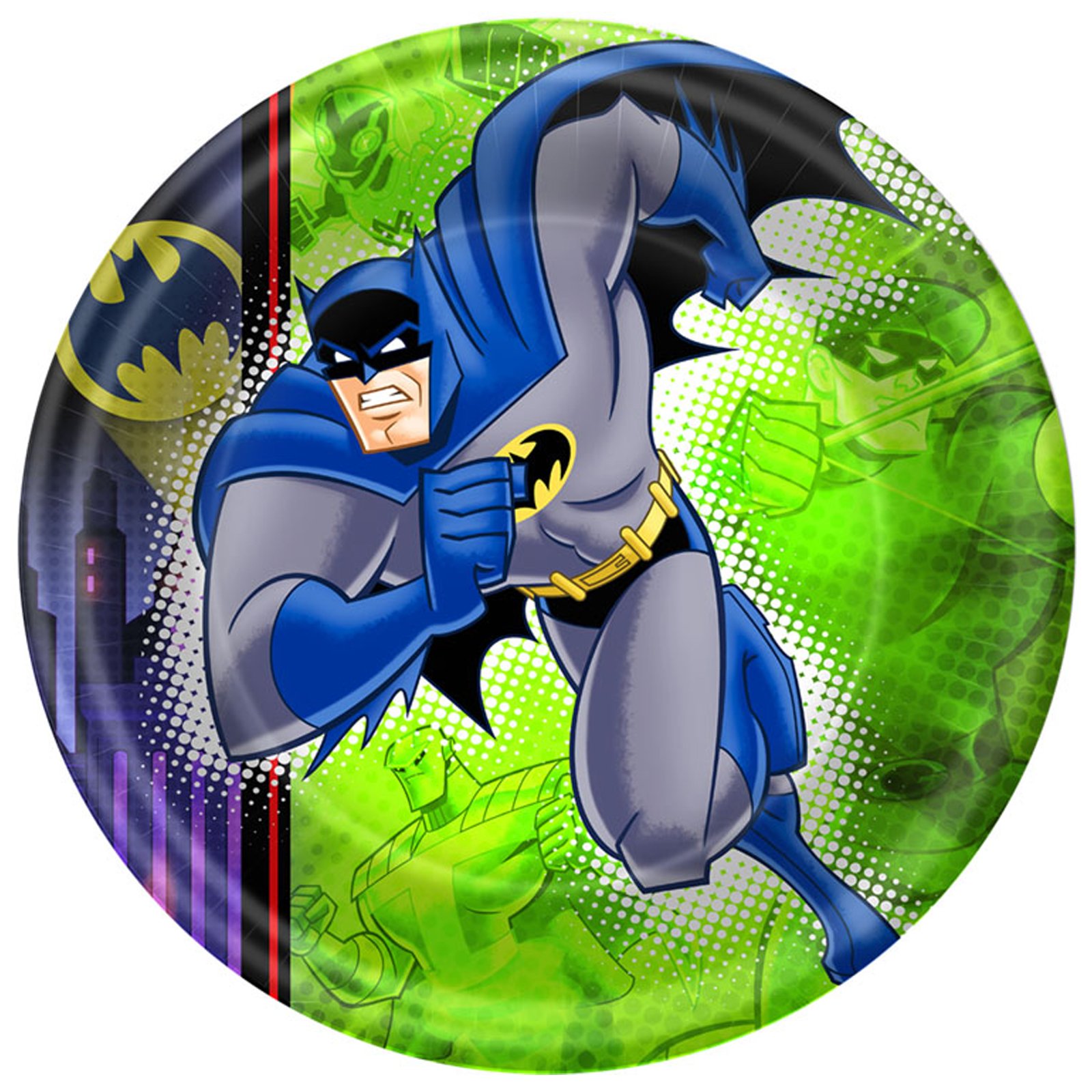 Batman Brave and Bold Dinner Plates (8 count) - Click Image to Close