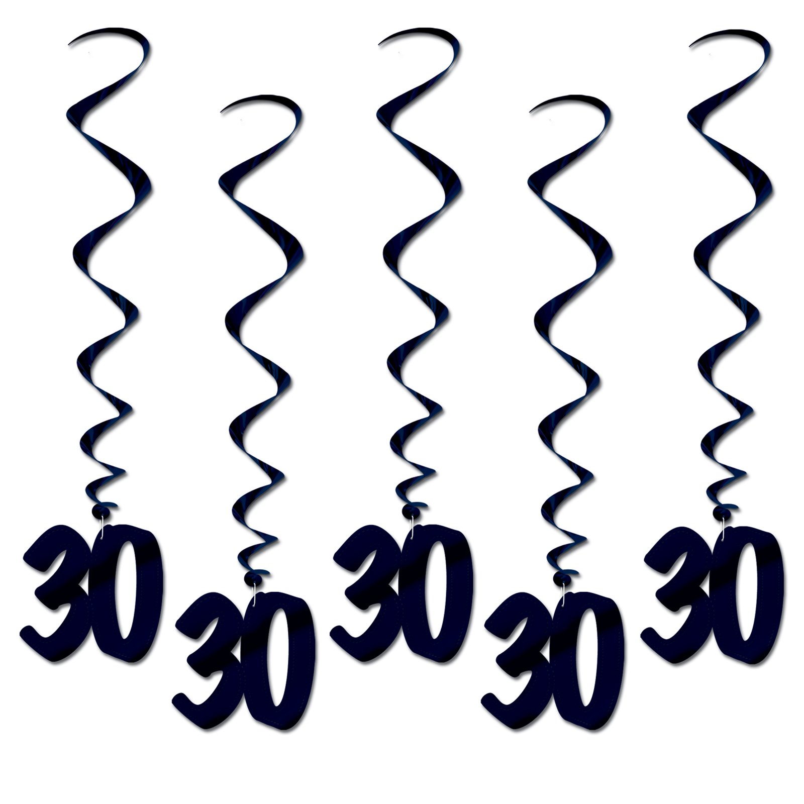 "30" Hanging Whirls (5 count)