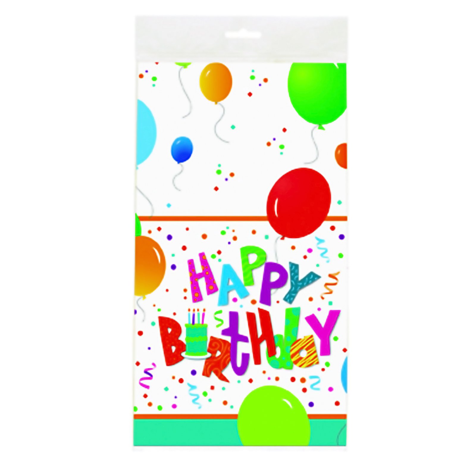 Birthday Jamboree Plastic Tablecover - Click Image to Close