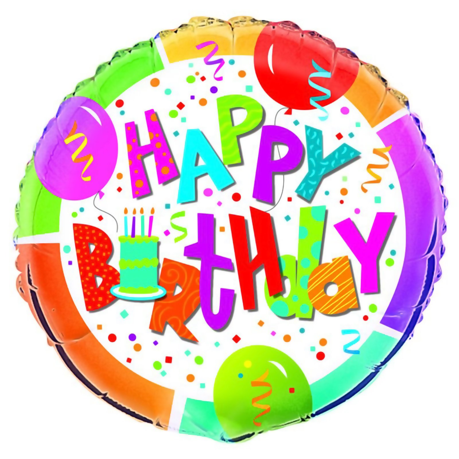 Birthday Jamboree 18" Foil Balloon - Click Image to Close