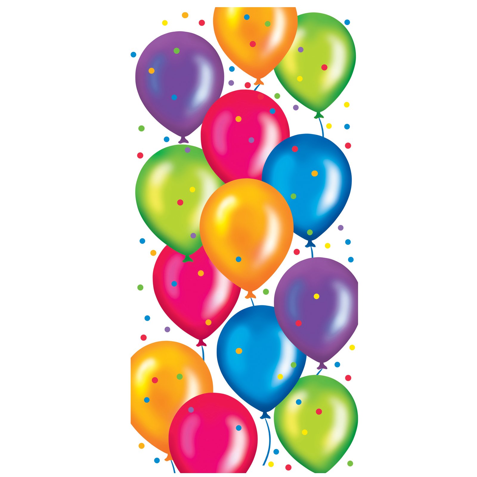 Birthday Balloons Cello Bags (20 count) - Click Image to Close