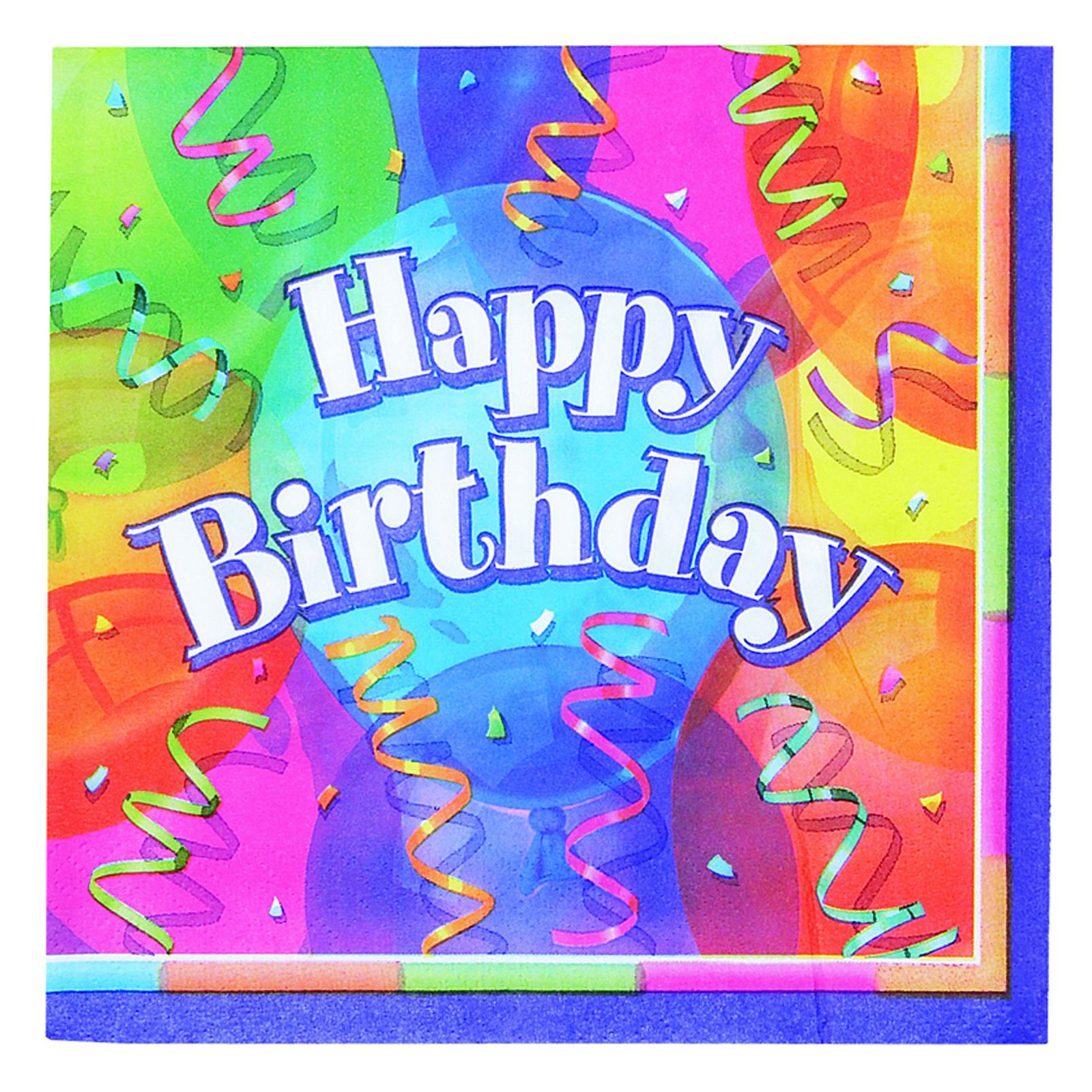 Brilliant Birthday Lunch Napkins (16 count) - Click Image to Close
