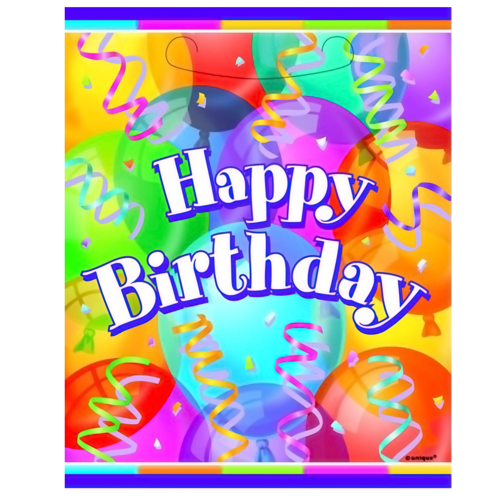 Brilliant Birthday Treat Bags (8 count) - Click Image to Close