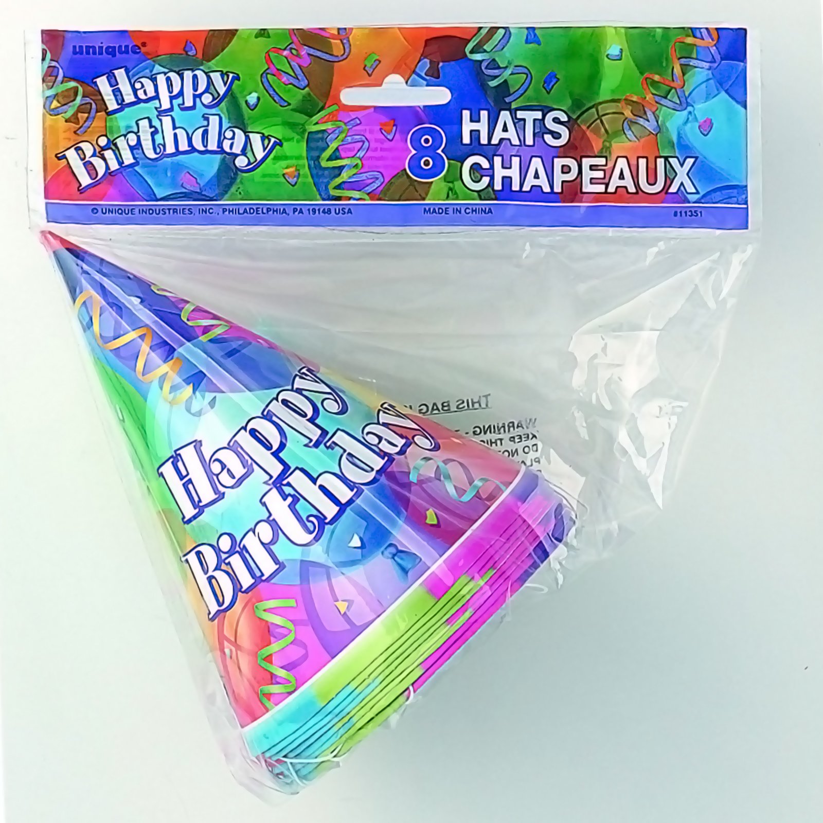 Brilliant Birthday Party Hats (8 count)