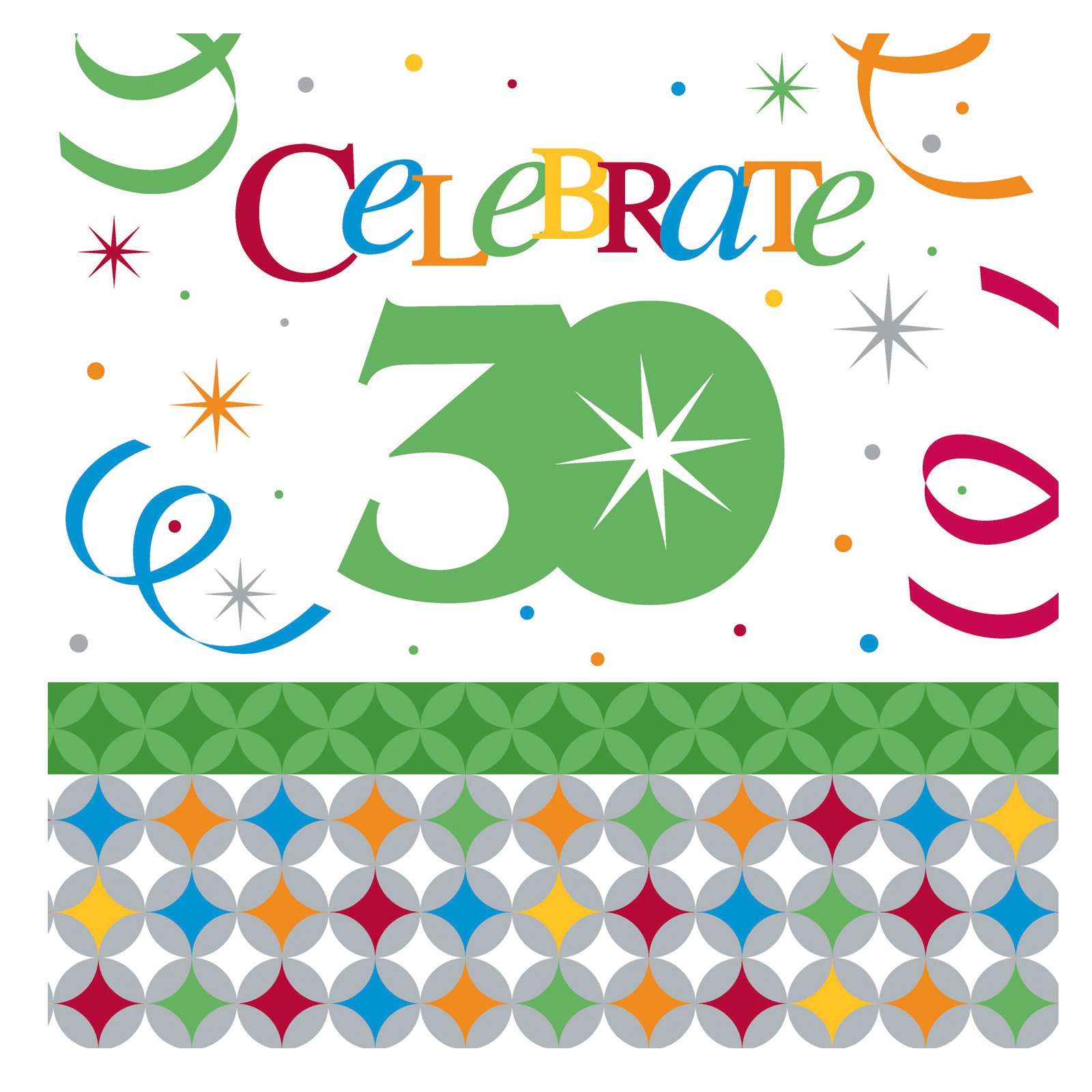 Celebrate In Style 30 Lunch Napkins (16 count) - Click Image to Close