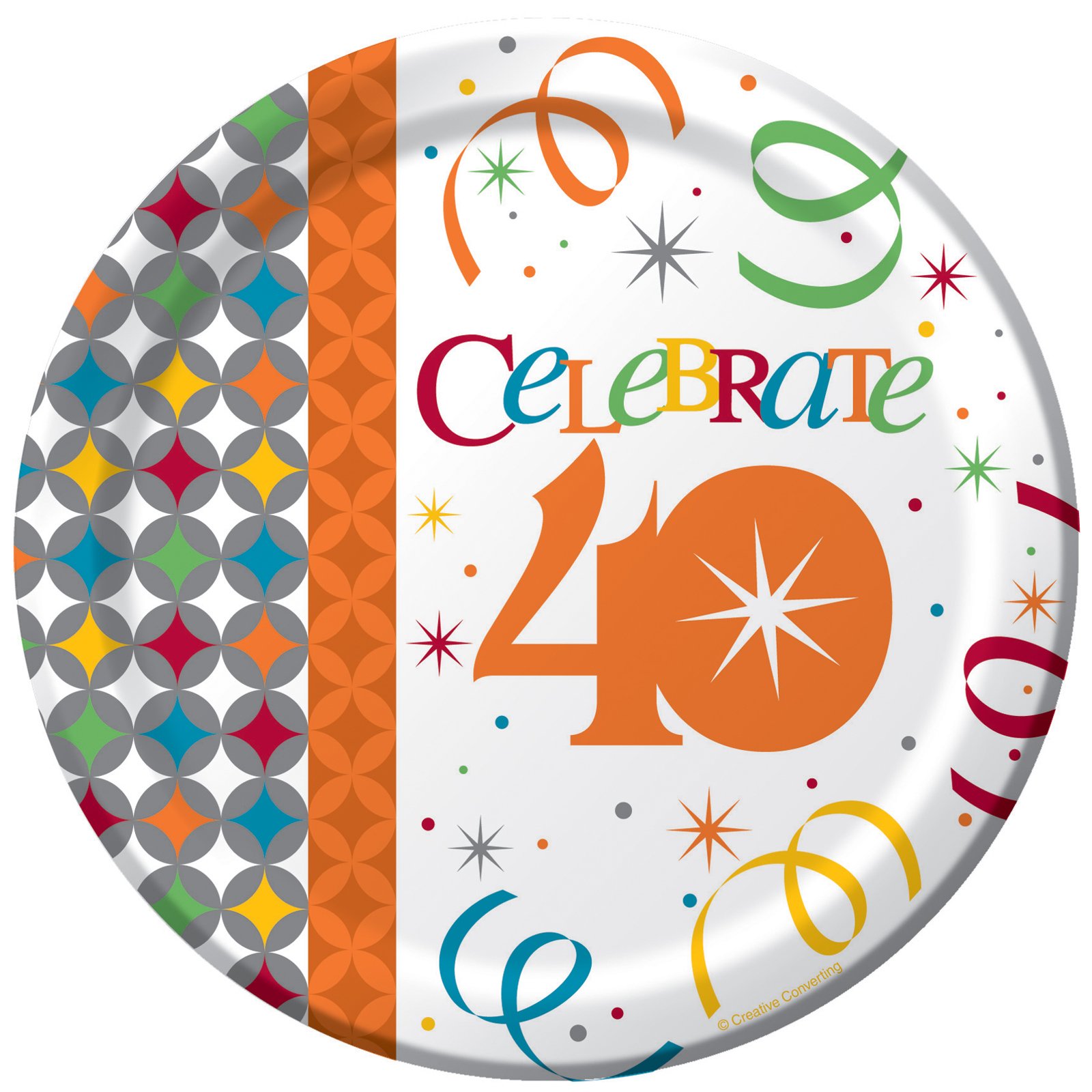 Celebrate In Style 40 Dessert Plates (8 count) - Click Image to Close