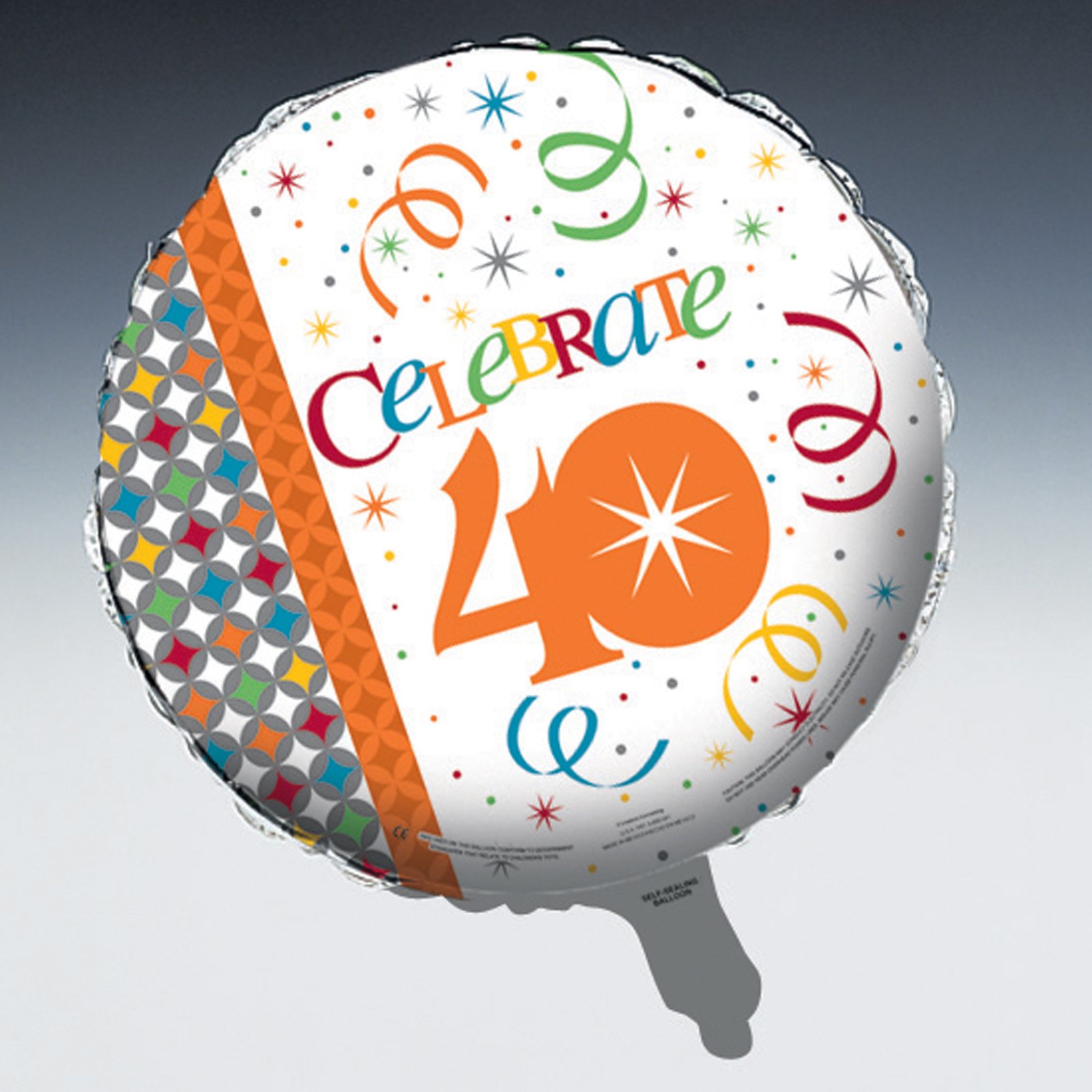 Celebrate In Style 40 - 18" Foil Balloon - Click Image to Close