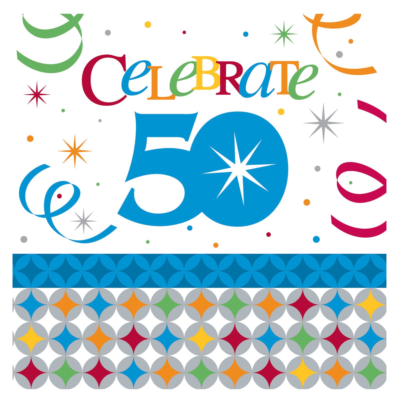 Celebrate In Style 50 Lunch Napkins (16 count) - Click Image to Close