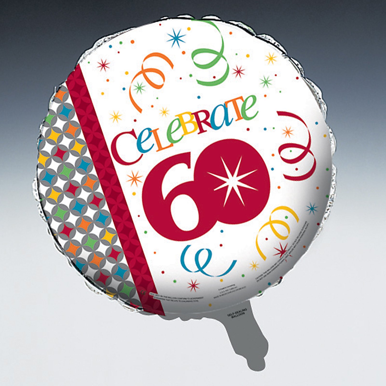 Celebrate In Style 60 - 18" Foil Balloon - Click Image to Close