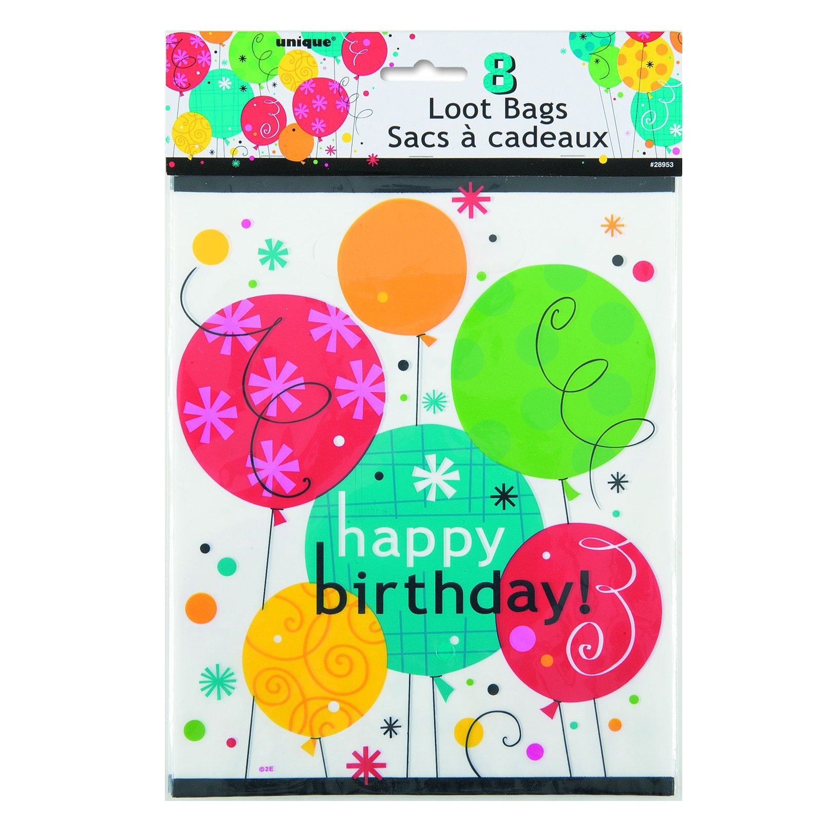 Breezy Birthday Treat Bags (8 count) - Click Image to Close