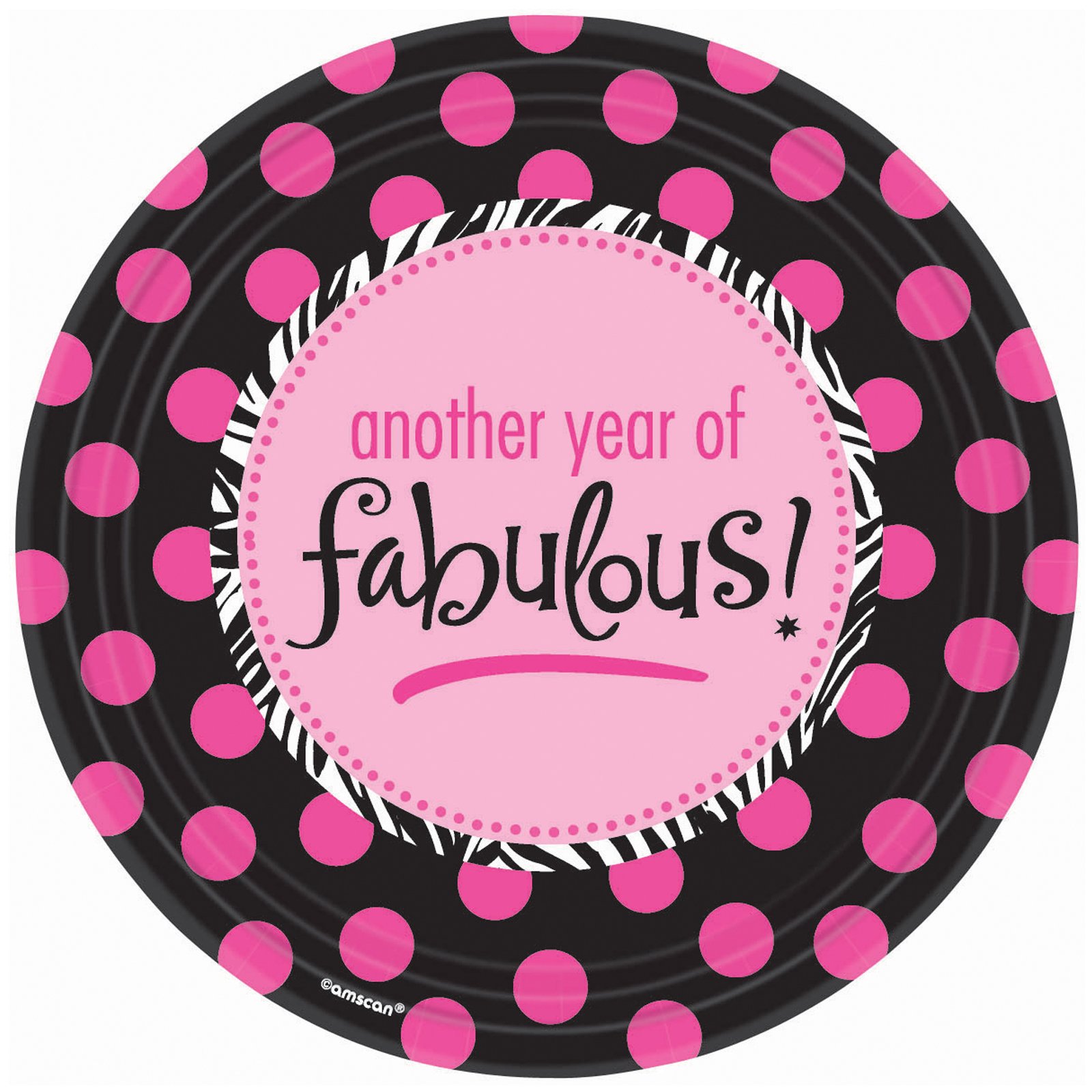 Another Year of Fabulous Dinner Plates (8 count)