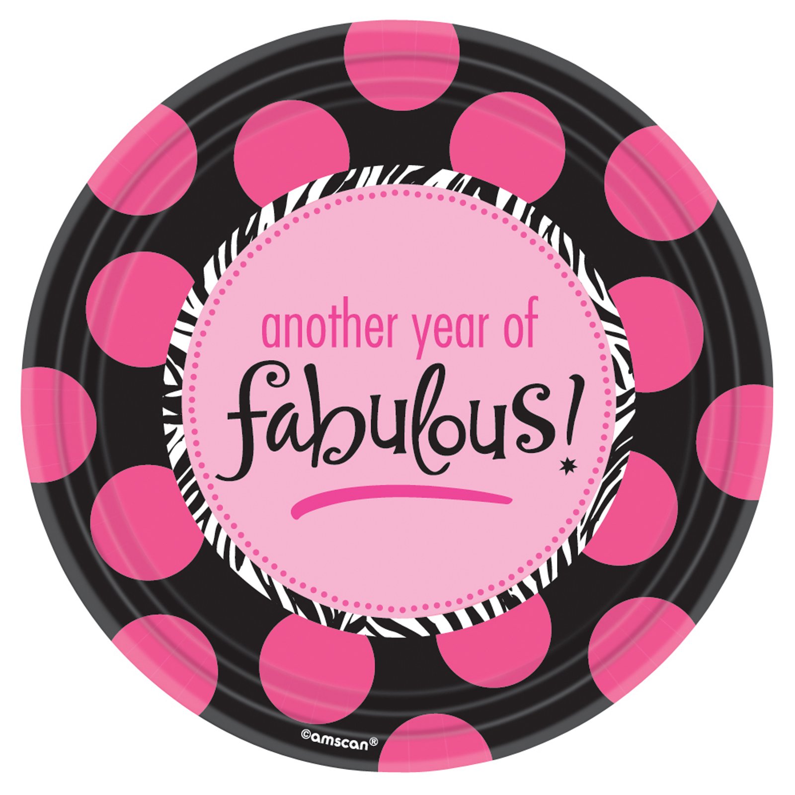 Another Year of Fabulous Dessert Plates (8 count)