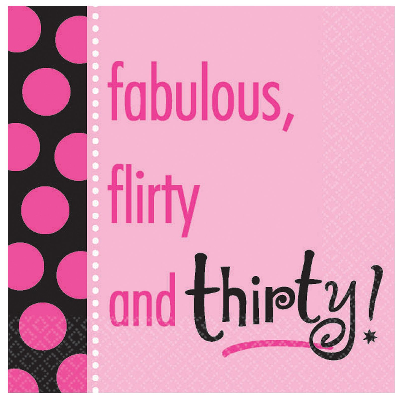 Another Year of Fabulous 30 Beverage Napkins (16 count)