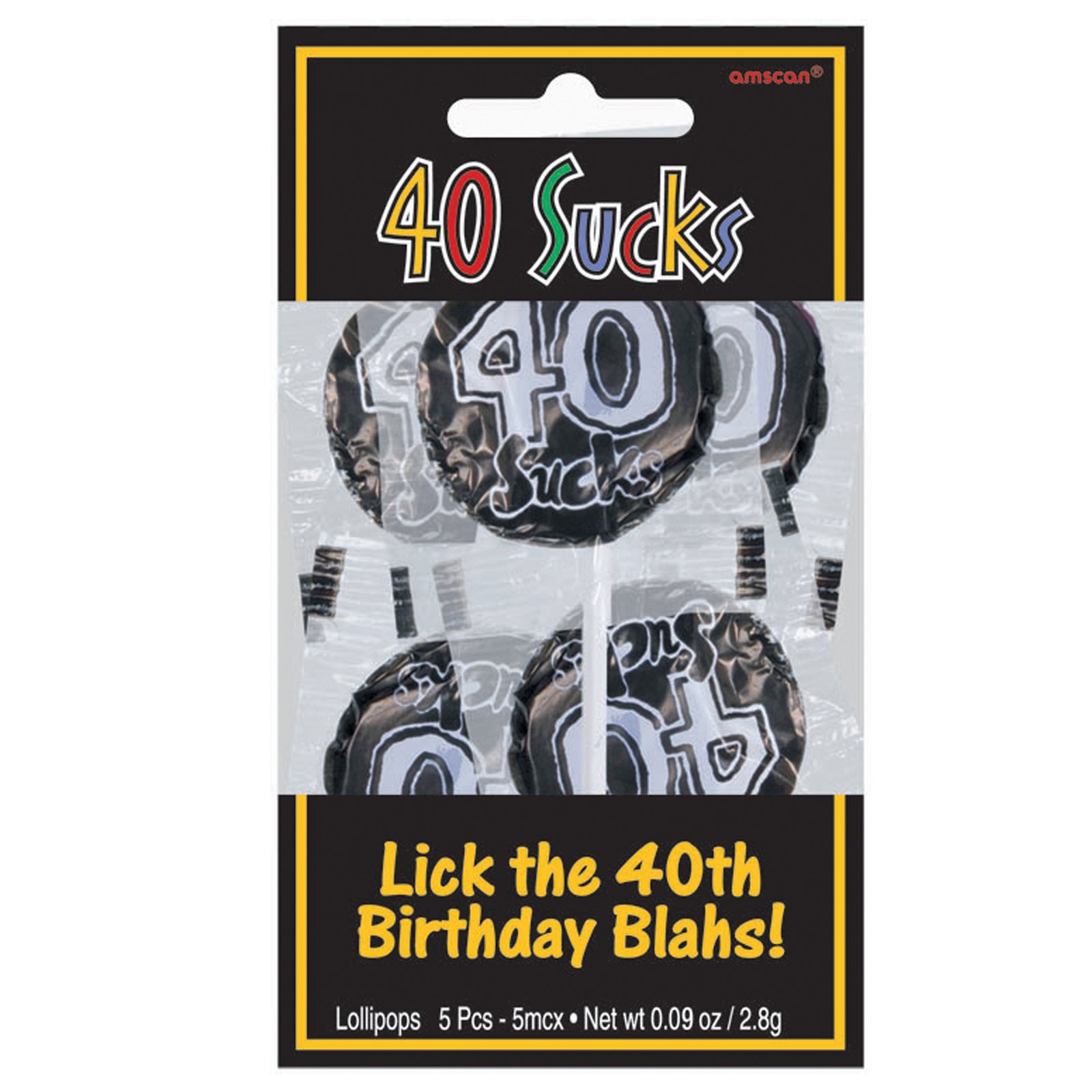 40 Sucks Lollipops (5 count)