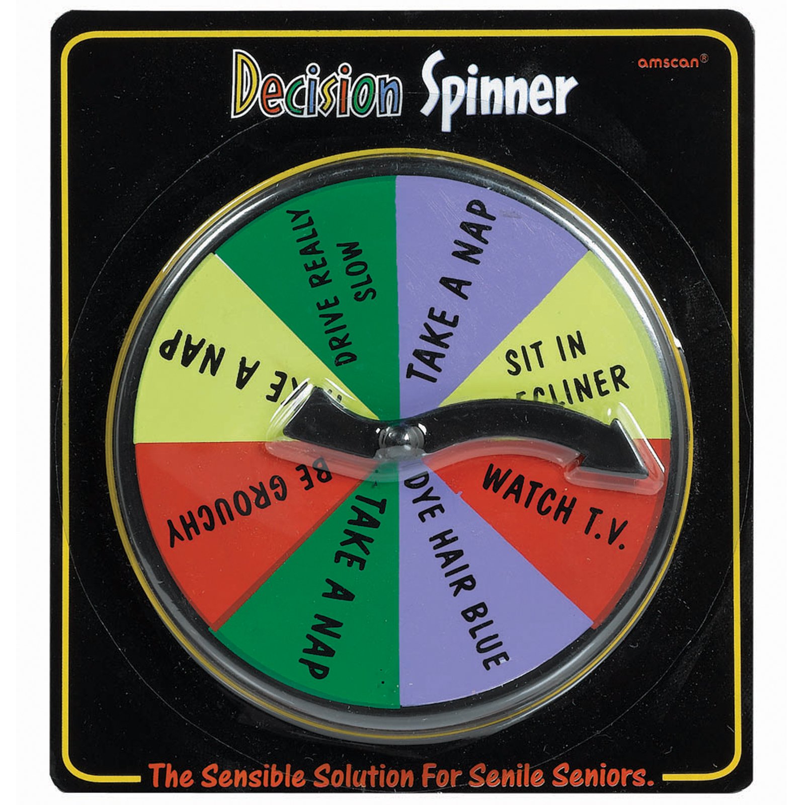 Over the Hill Decision Spinner