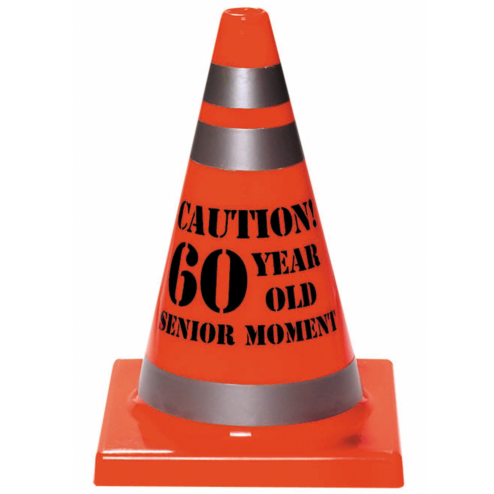 Senior Moment "60" Construction Cone