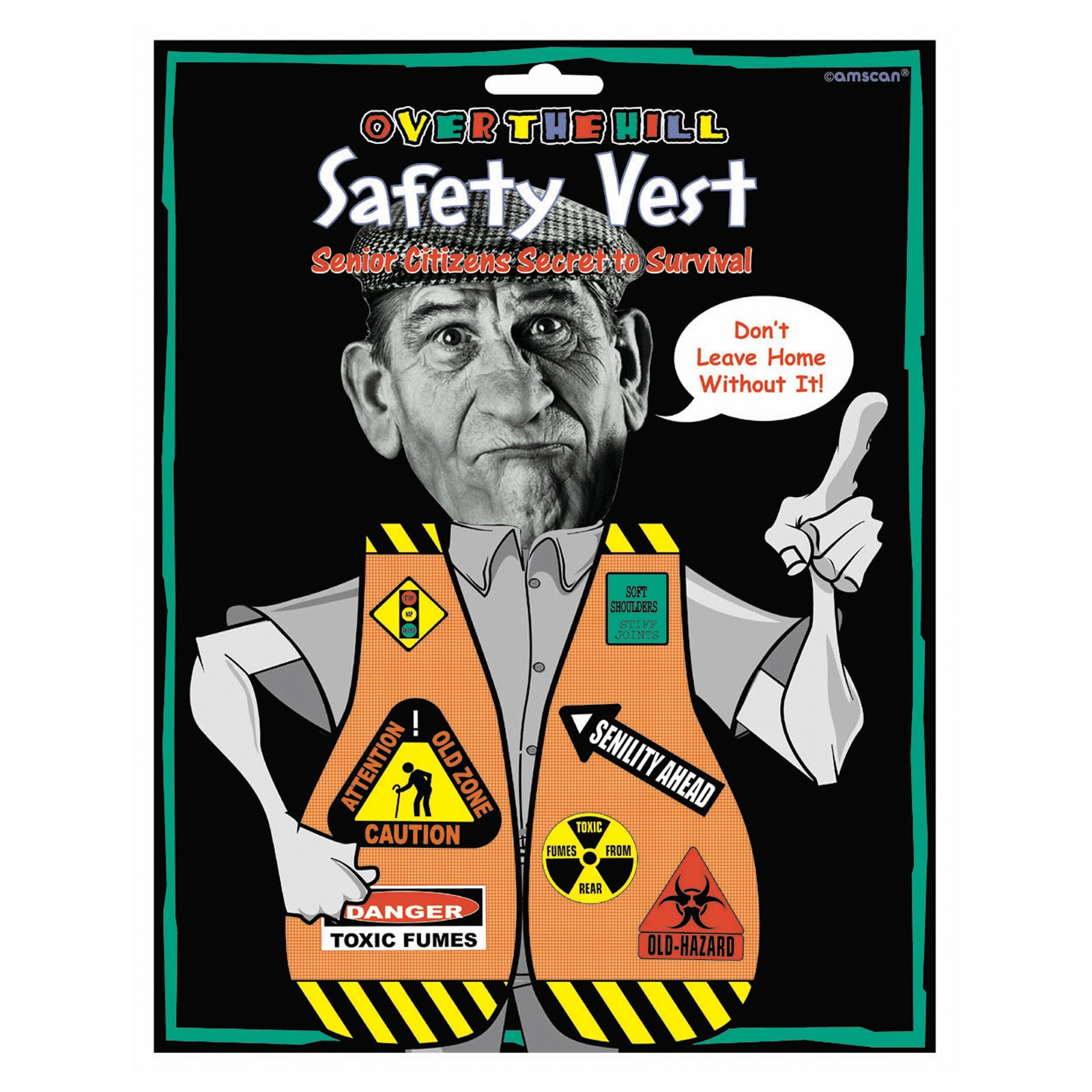 Over the Hill Safety Vest - Click Image to Close