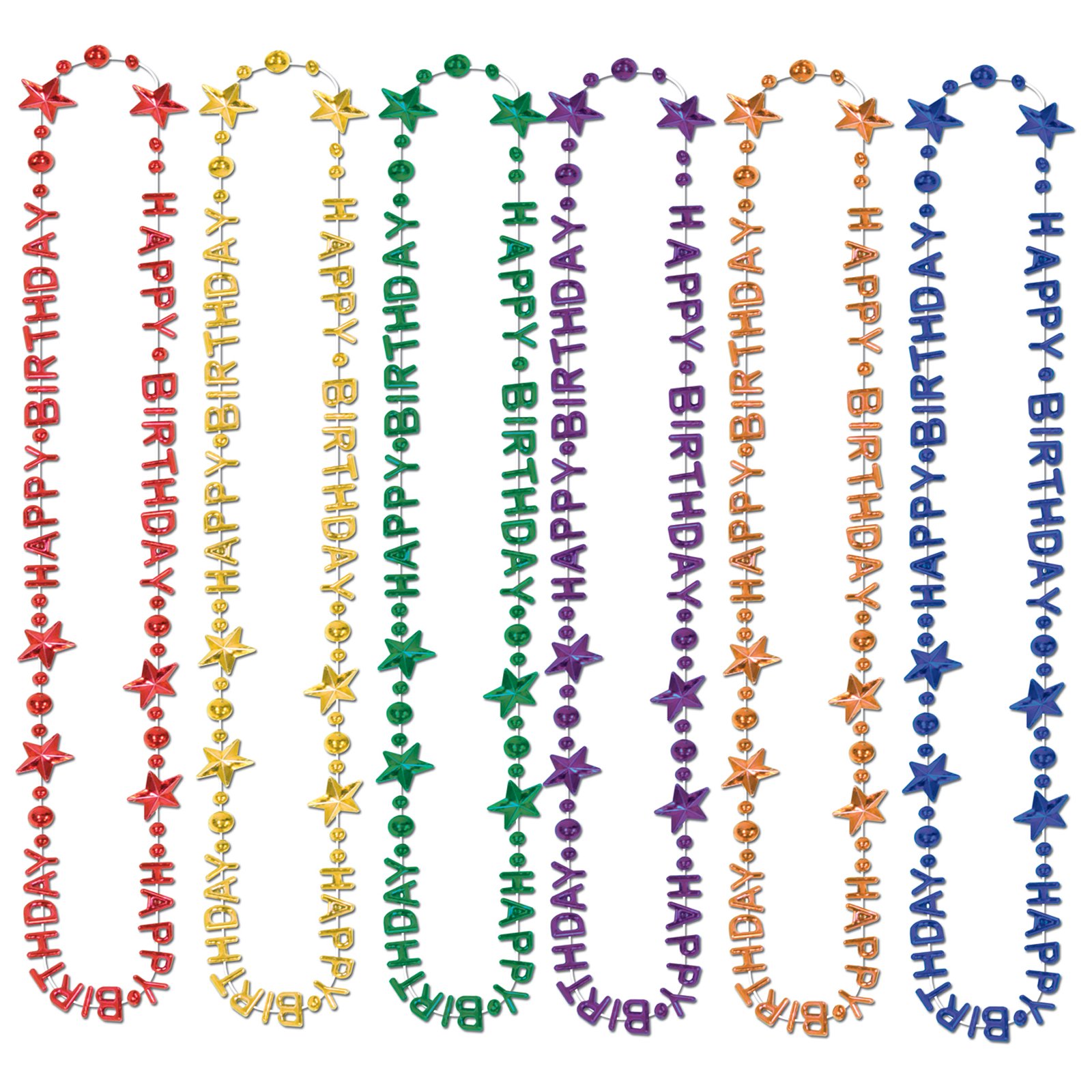 Beads-Of-Expression "Happy Birthday" Asst. (1 count)