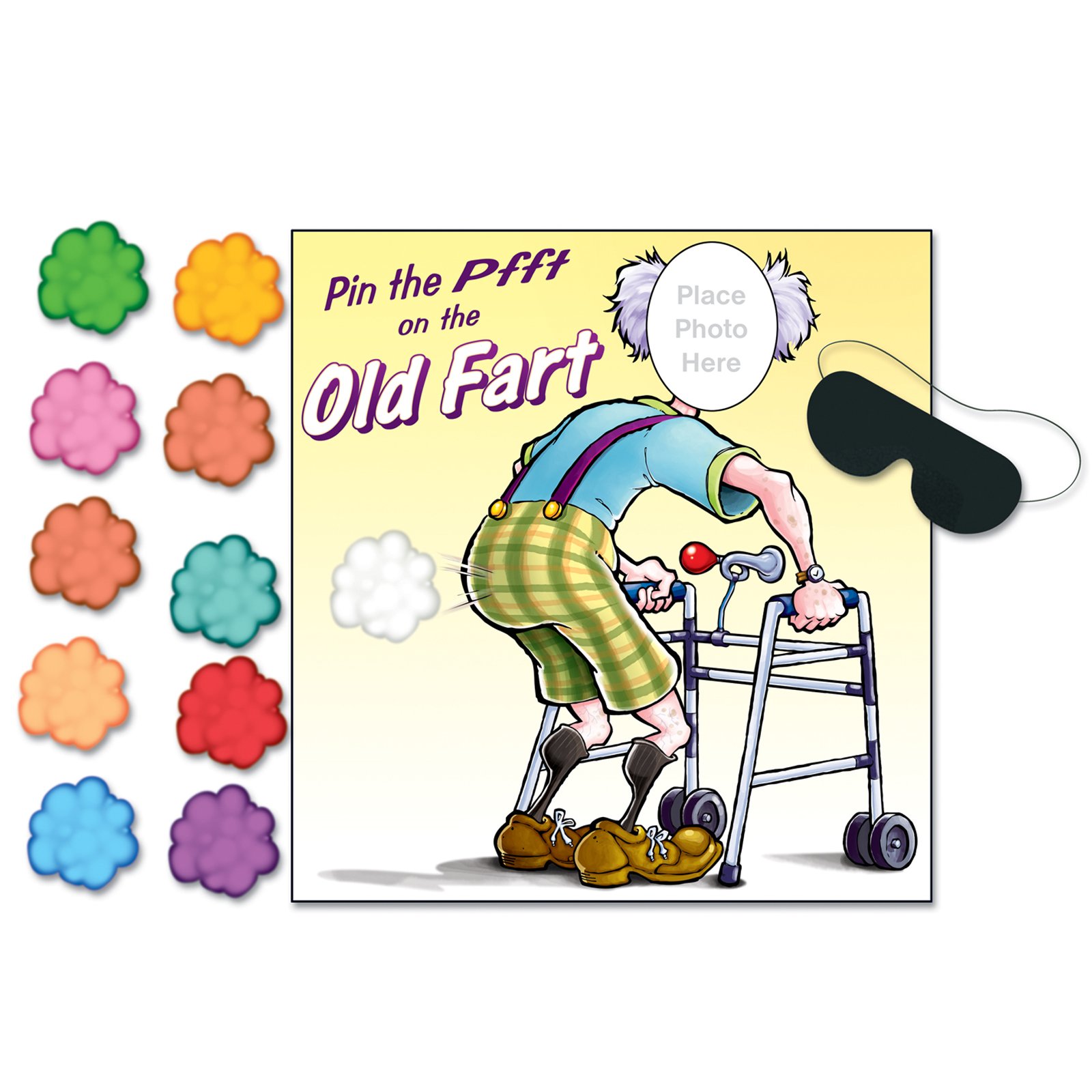 Old Fart Game "Pin the PFFT" - Click Image to Close