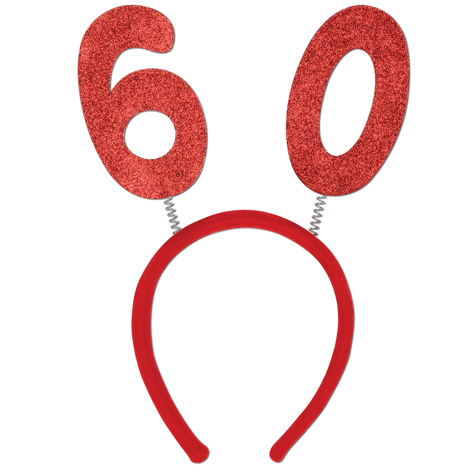 Glittered Head Bopper "60" - Click Image to Close