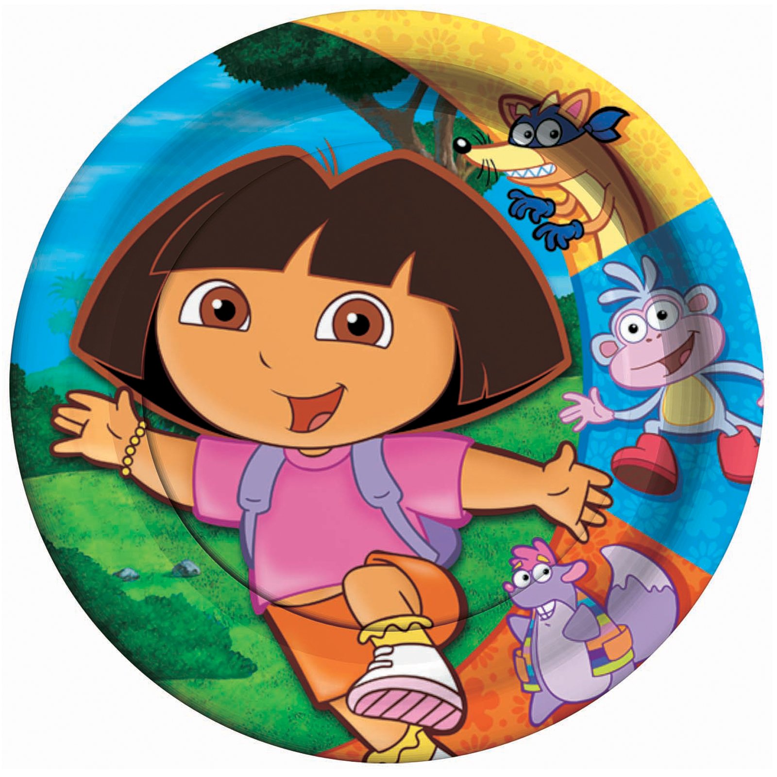 Dora and Friends Dinner Plates (8 count) - Click Image to Close