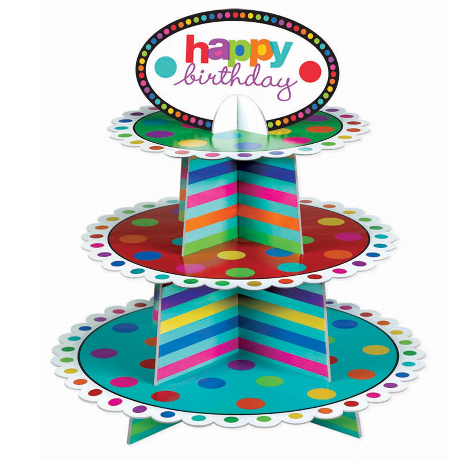 Birthday Cupcake Stand - Click Image to Close