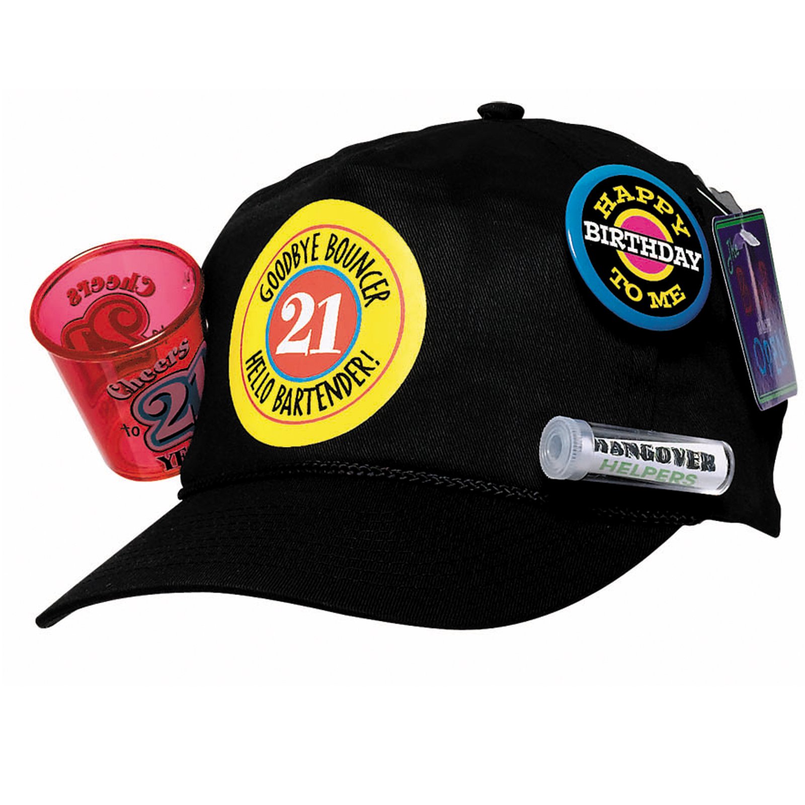 21st Birthday Survival Baseball Cap - Click Image to Close