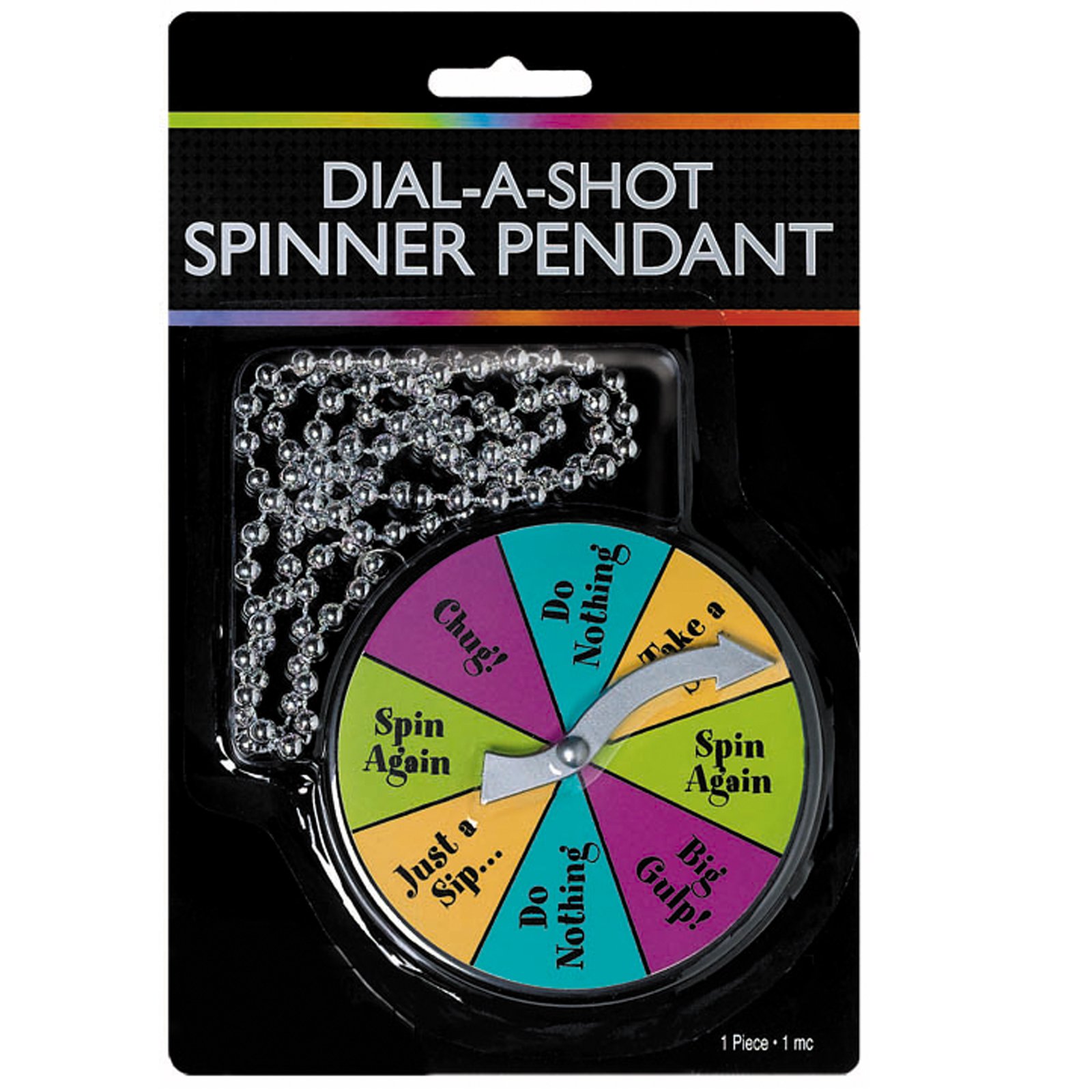 Dial a Shot Pendant Spinner Necklace