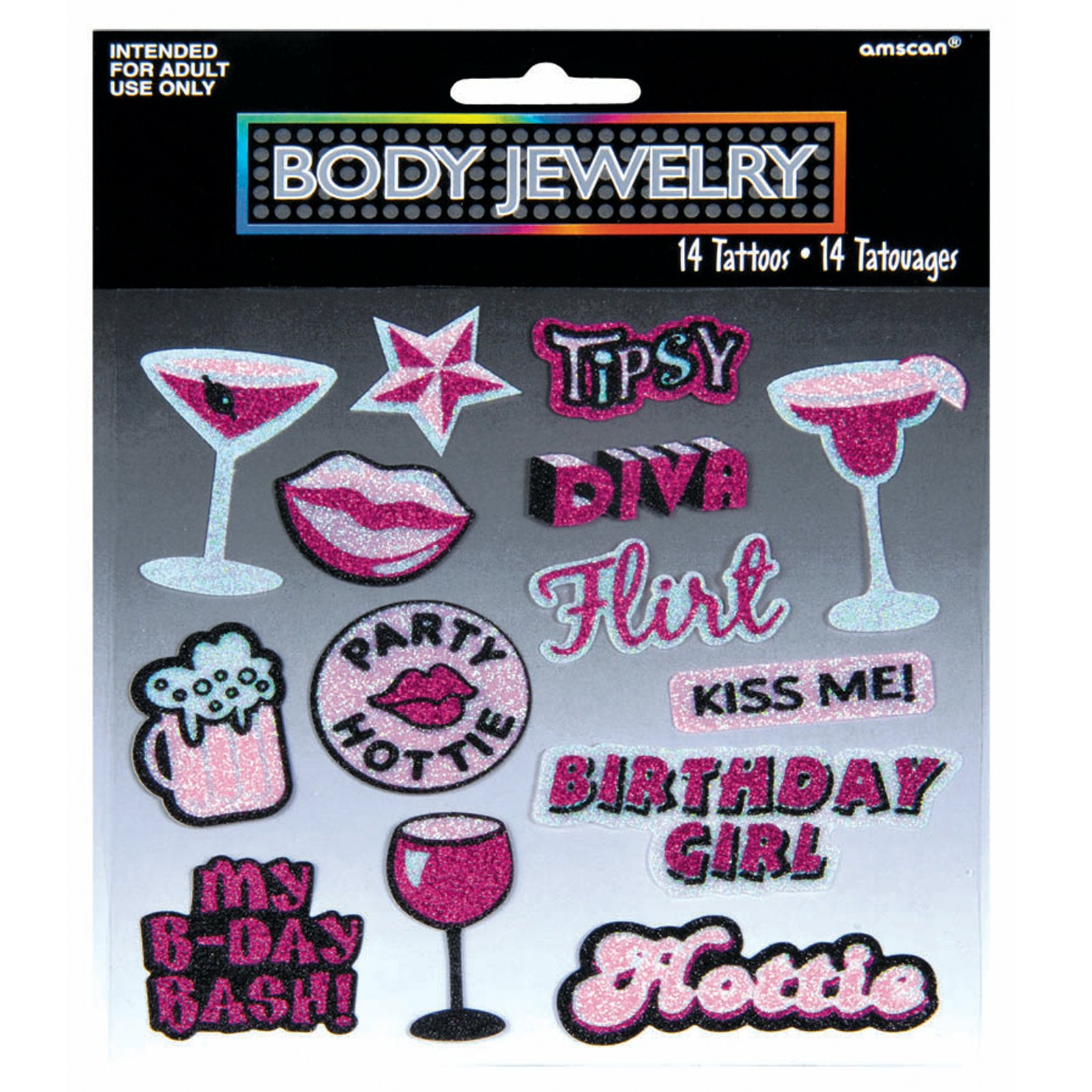 Birthday Girl Body Jewelry (14 count)