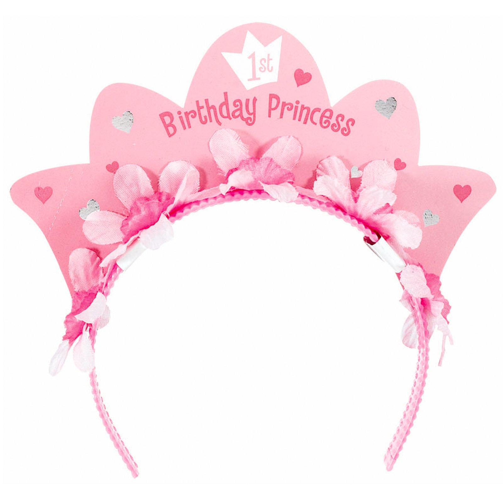 1st Birthday Princess Tiara Headband