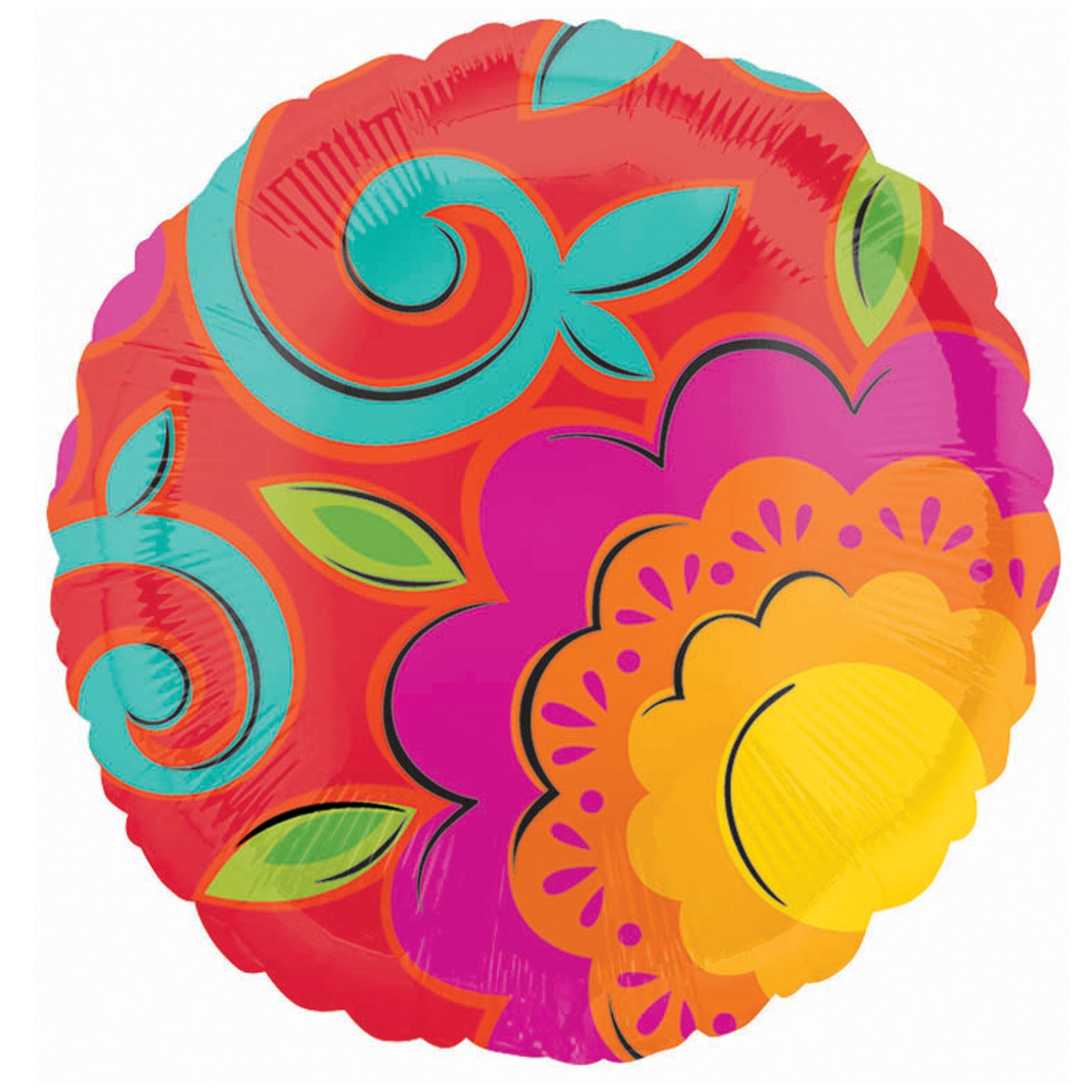 Caliente Flowers 18&quot; Foil Balloon