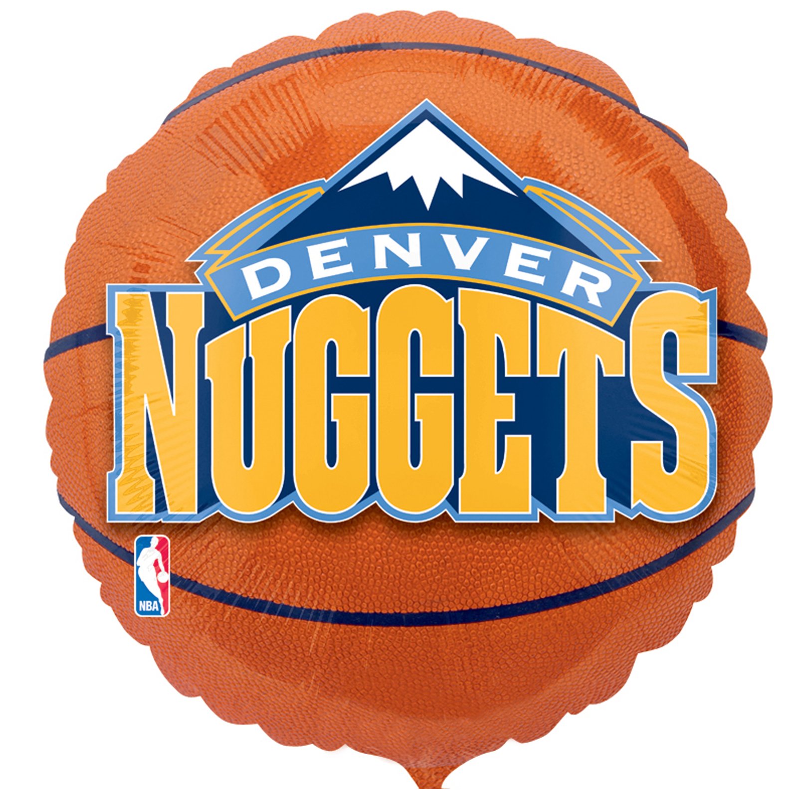 Denver Nuggets Basketball - Foil Balloon - Click Image to Close