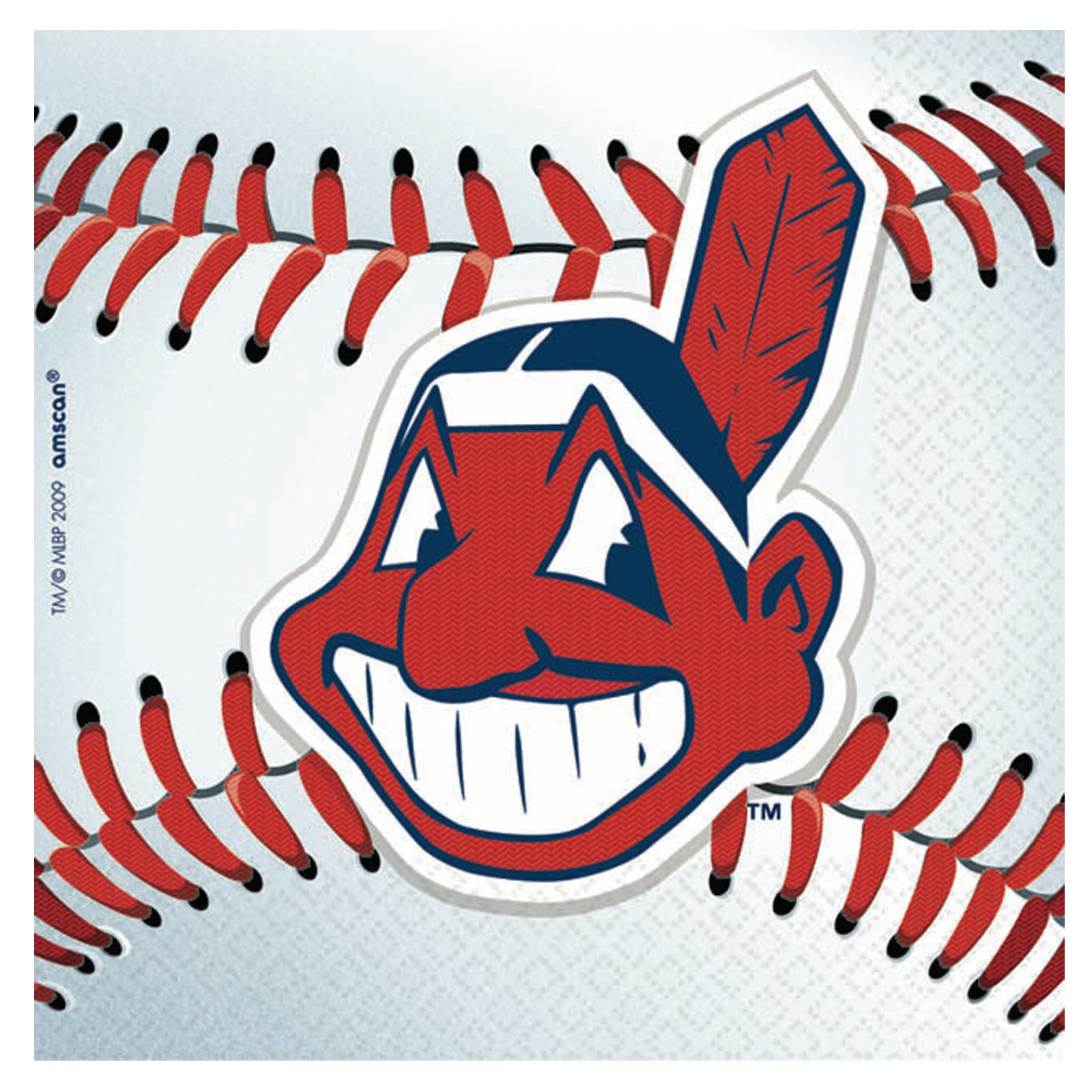 Cleveland Indians Baseball - Beverage Napkins (36 count) - Click Image to Close